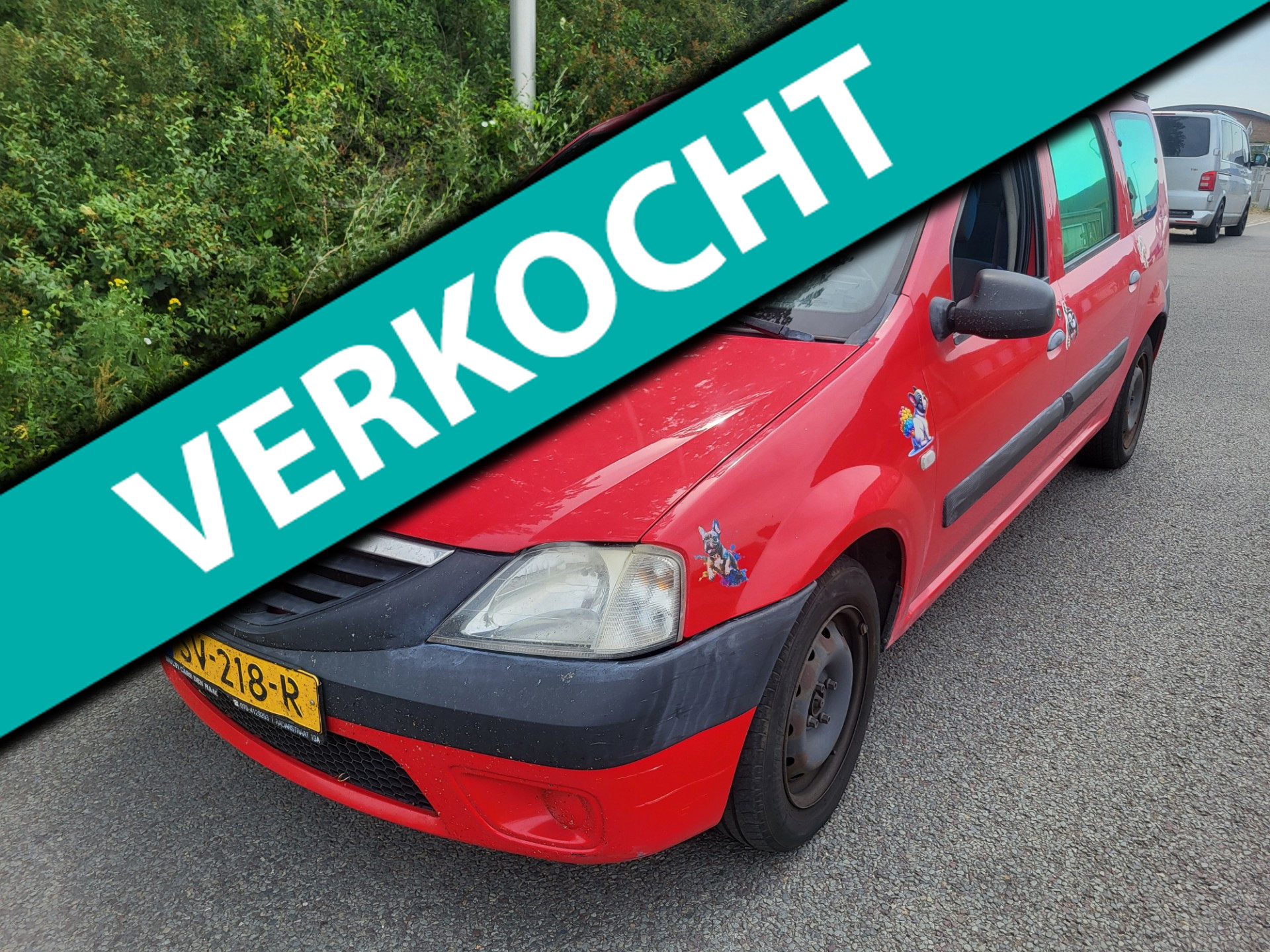Dacia Logan 1.6 2008 LPG 7p. 550,- 2008 - voorkant