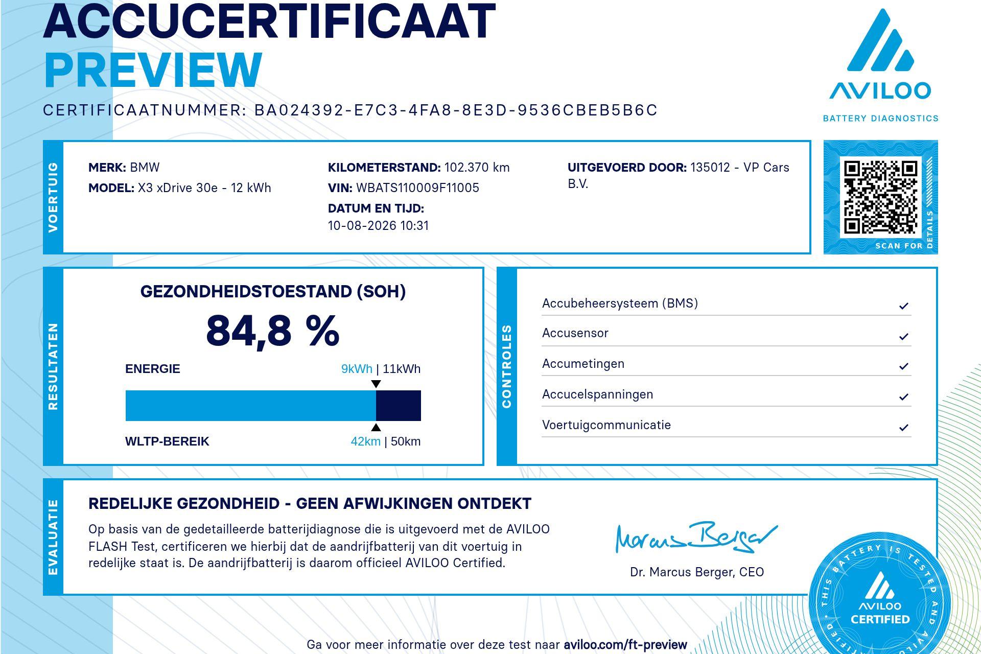 Foto van BMW X3 Xdrive30e