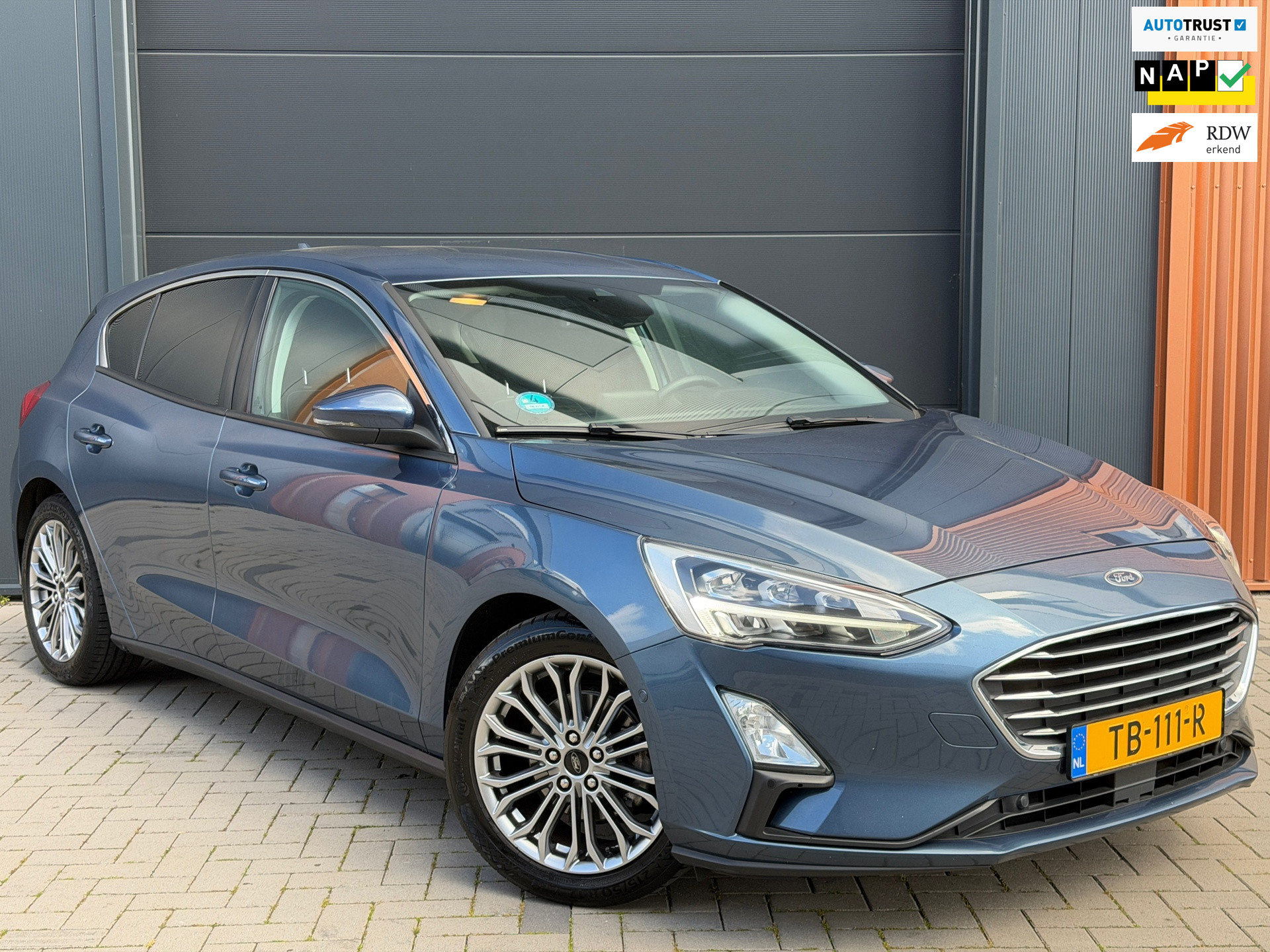 Ford Focus 1.0 EcoBoost Titanium Business|100% Dealer Onderhouden|B&O|CarPlay|Achteruitrijcamera|Stoelverw|Adapt Cruise Control| 2018 - voorkant