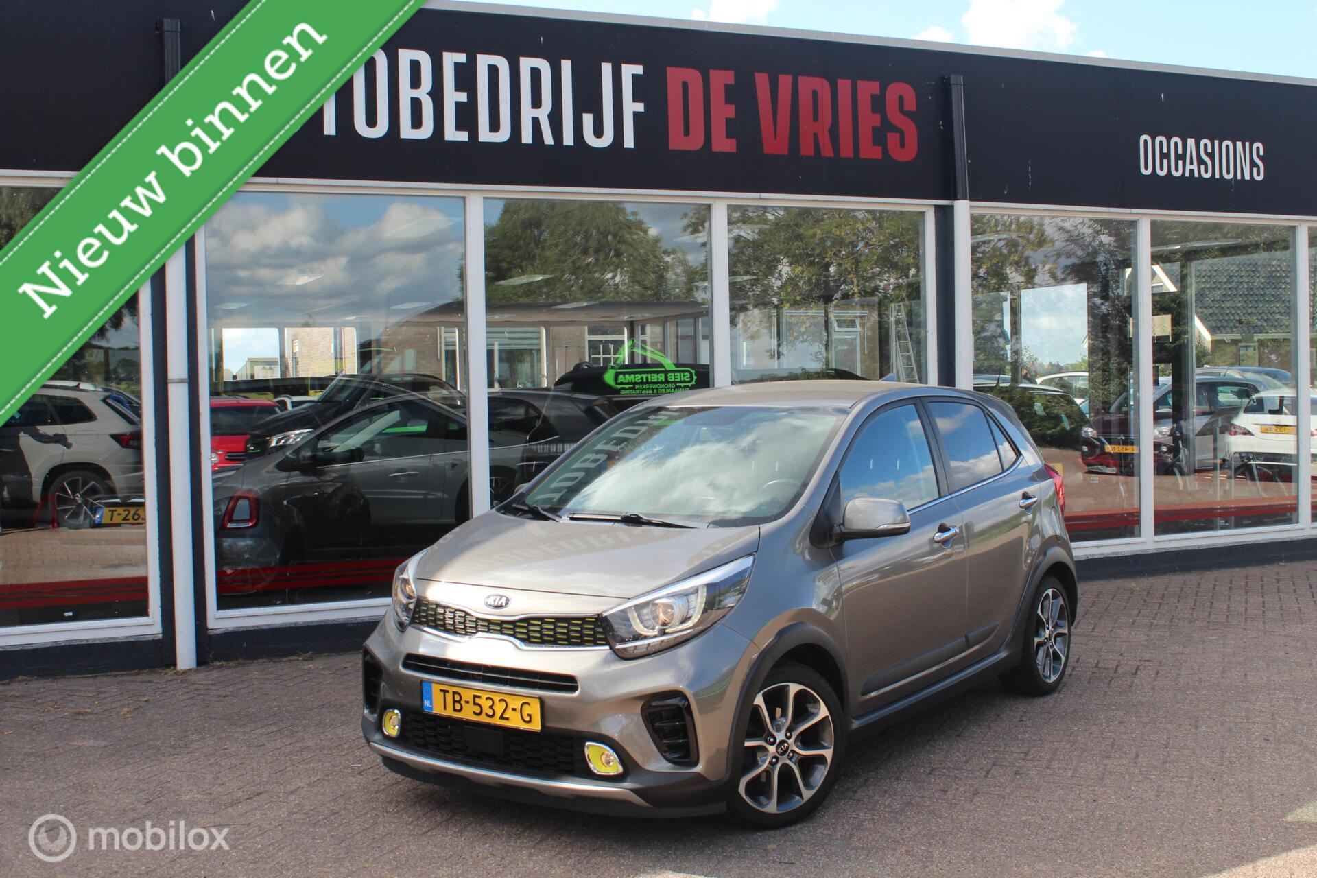 Kia Picanto 1.2 CVVT X-Line Full Options Leder/Camera/Carplay 2018 - voorkant