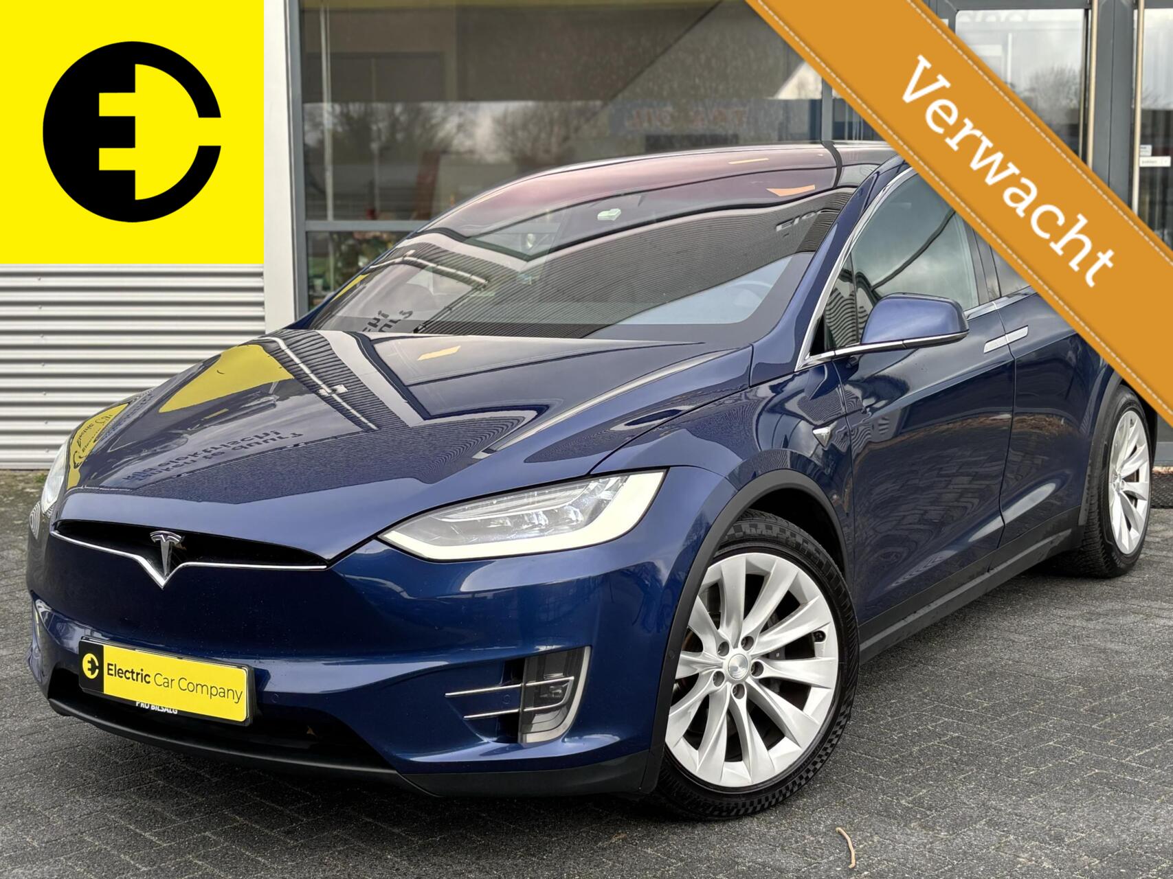 Tesla Model X 100D 6p. | FSD | Trekhaak | Wit leder | Incl.BTW 2018 - voorkant