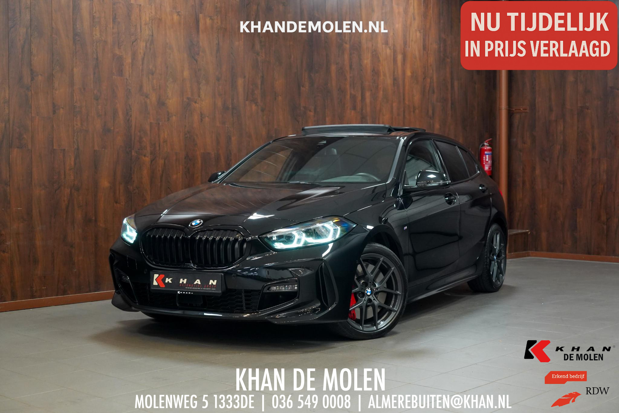 BMW 120i 120i | PANO | M-SPORT | CAMERA | LED | SHADOW LINE 2024 - voorkant