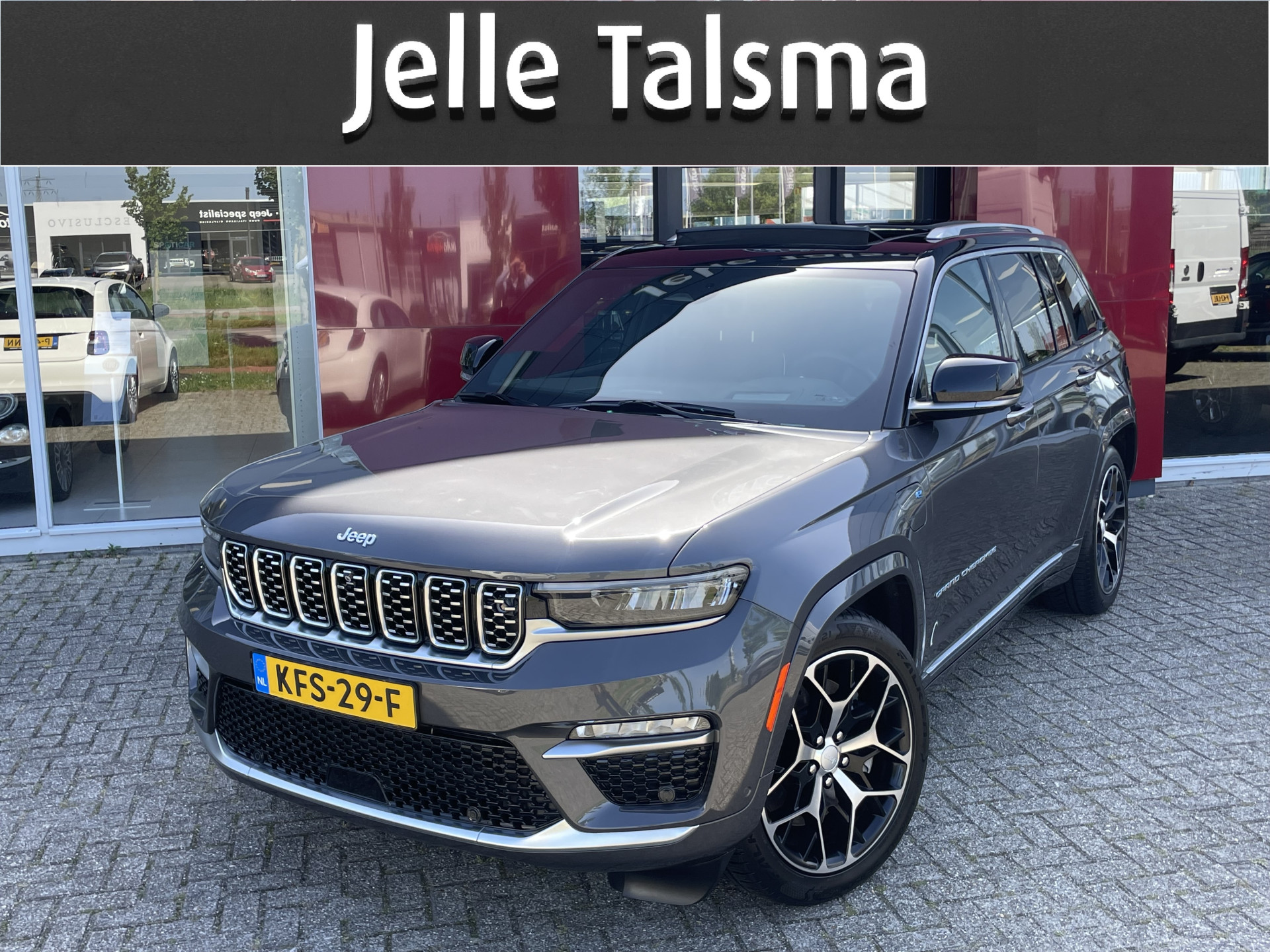 Jeep Grand Cherokee 2.0 Summit Reserve 4xe | Panoramadak | 21" velgen 2024 - voorkant