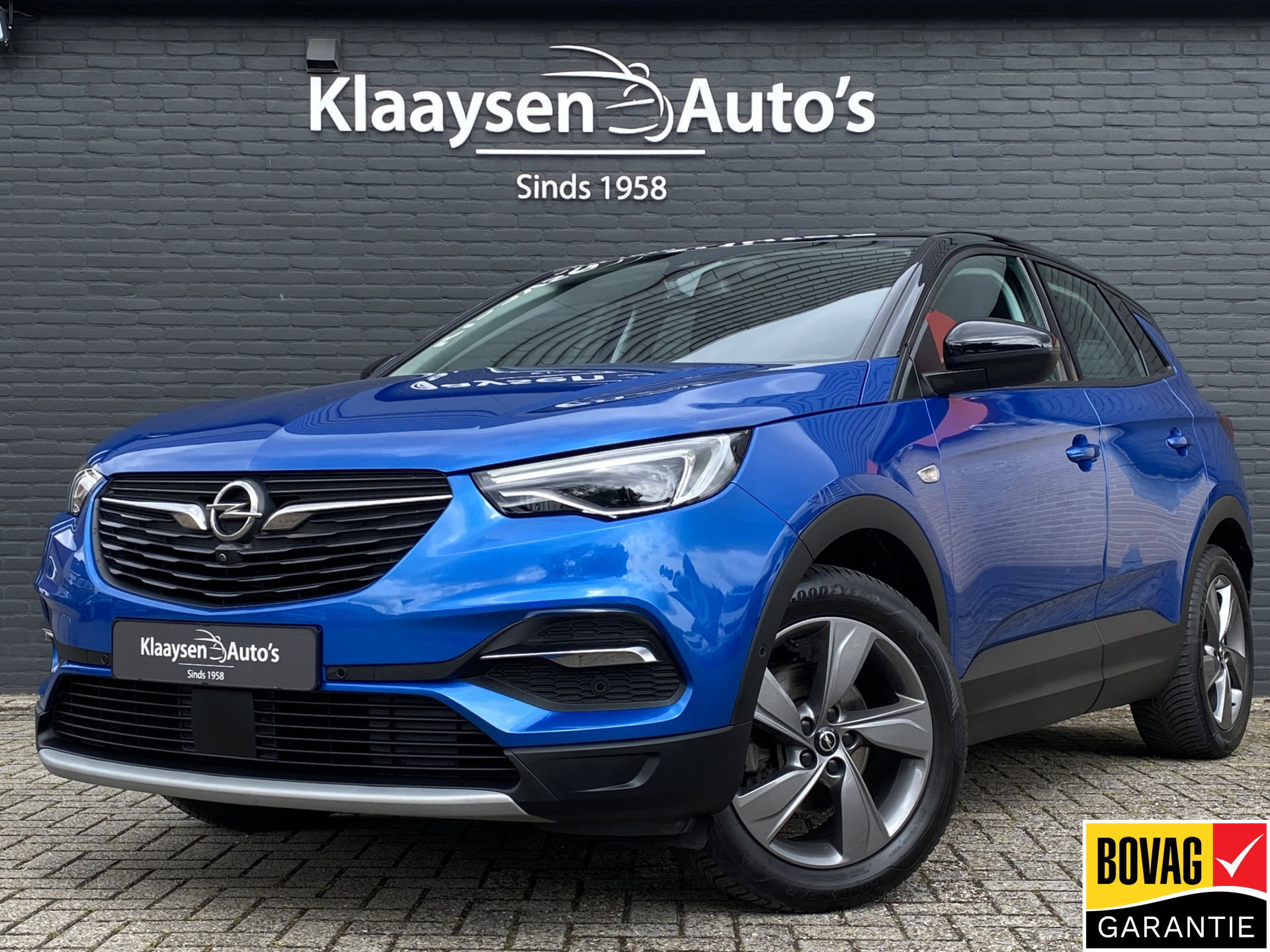 Opel Grandland X 1.2 Turbo Ultimate 130 pk AUT. | dealer onderhouden | navigatie | 360 camera | elektr. a. klep | stoel-stuurverw. 2021 - voorkant