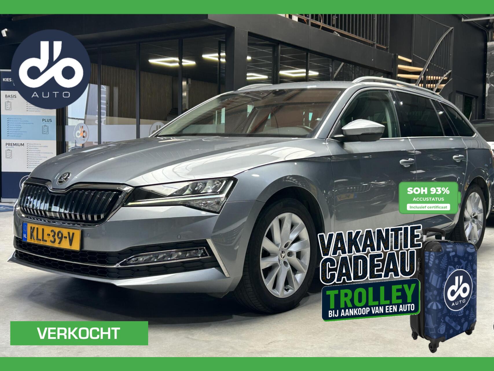 Skoda Superb Combi 1.4 TSI iV Clever| SOH 93% 2021 - voorkant