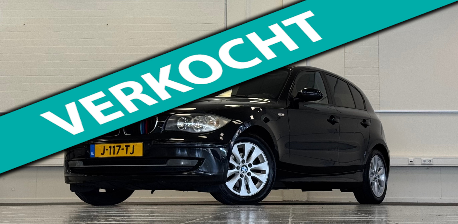 BMW 1er Reihe 116i Corporate Schuif/kanteldak Clima Goed onderhouden Mooi! 2007 - voorkant