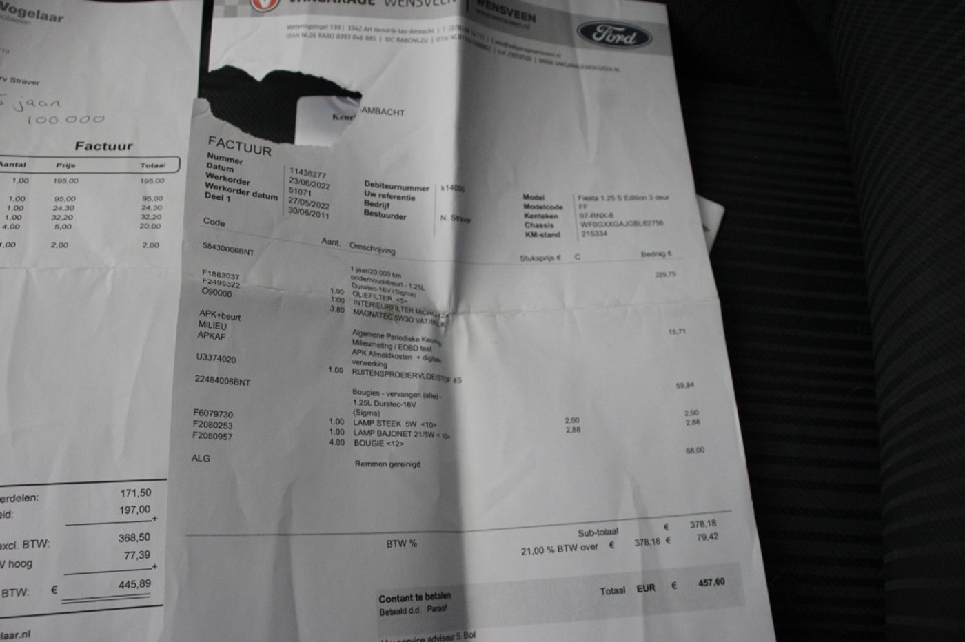 Foto van Ford Fiesta