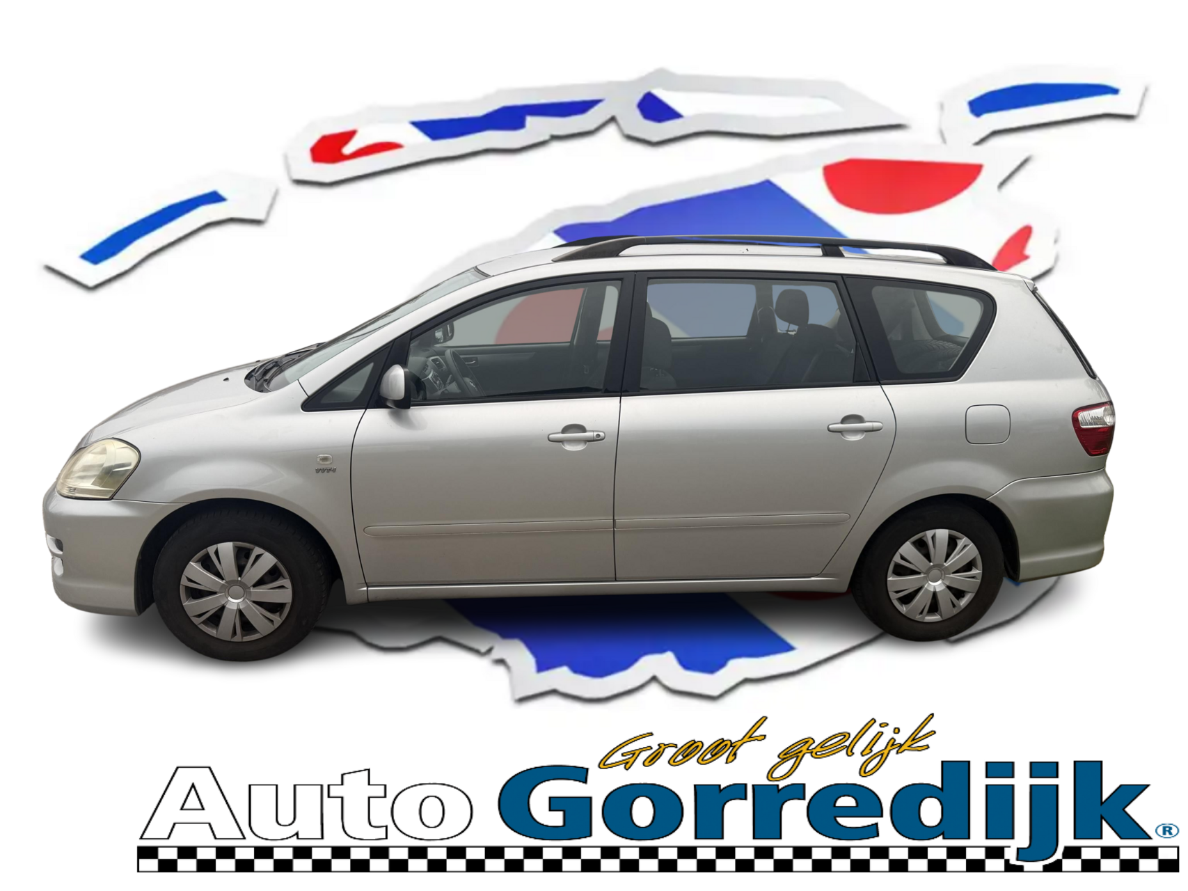 Toyota Toyota Avensis Verso 2.0i Linea Luna 7 persoons Airco,cruise,trekhaak 2005 - voorkant