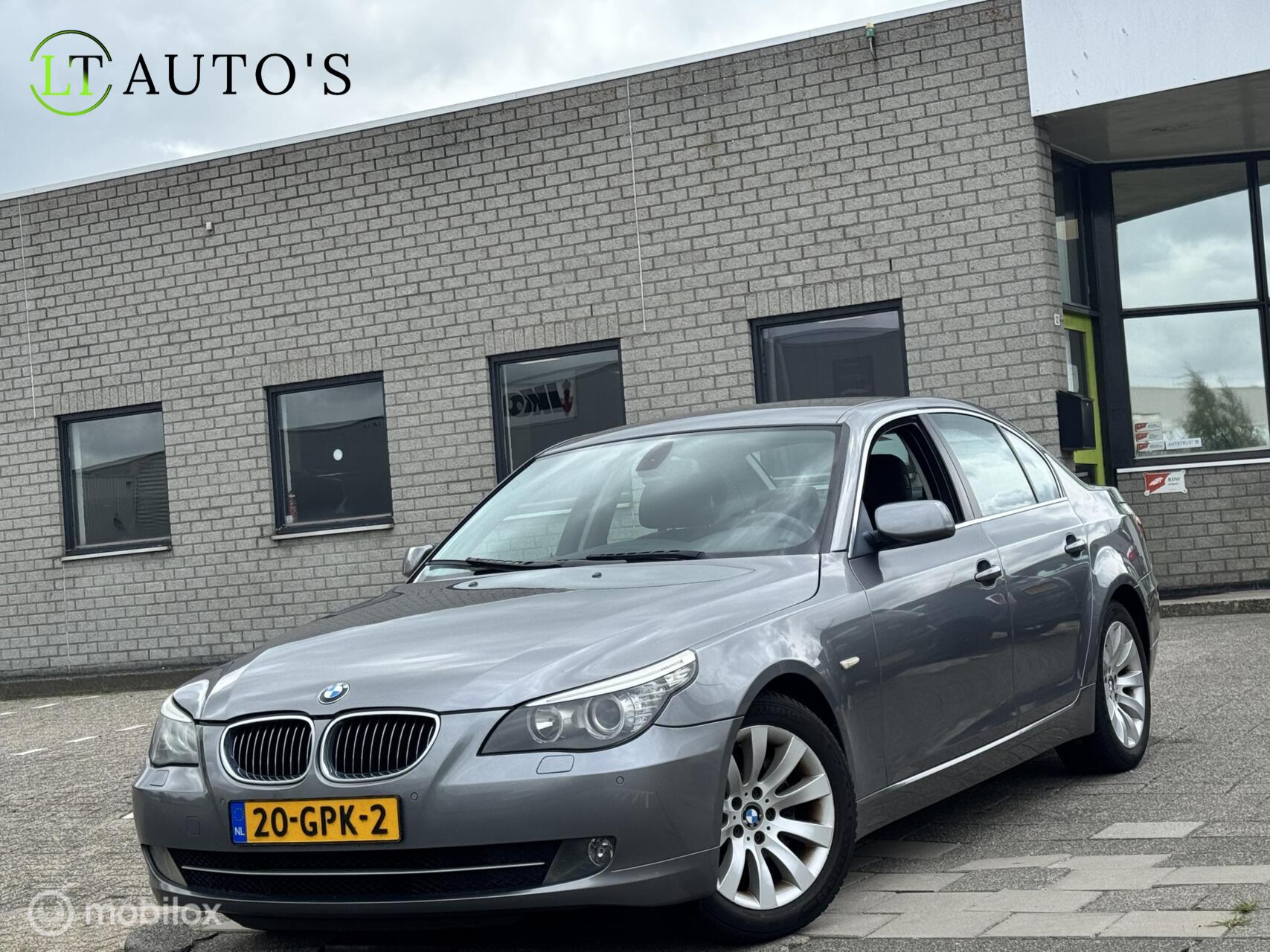 BMW 5er Reihe 523i Business Line|Automaat Navi Cruise NAP 2008 - voorkant