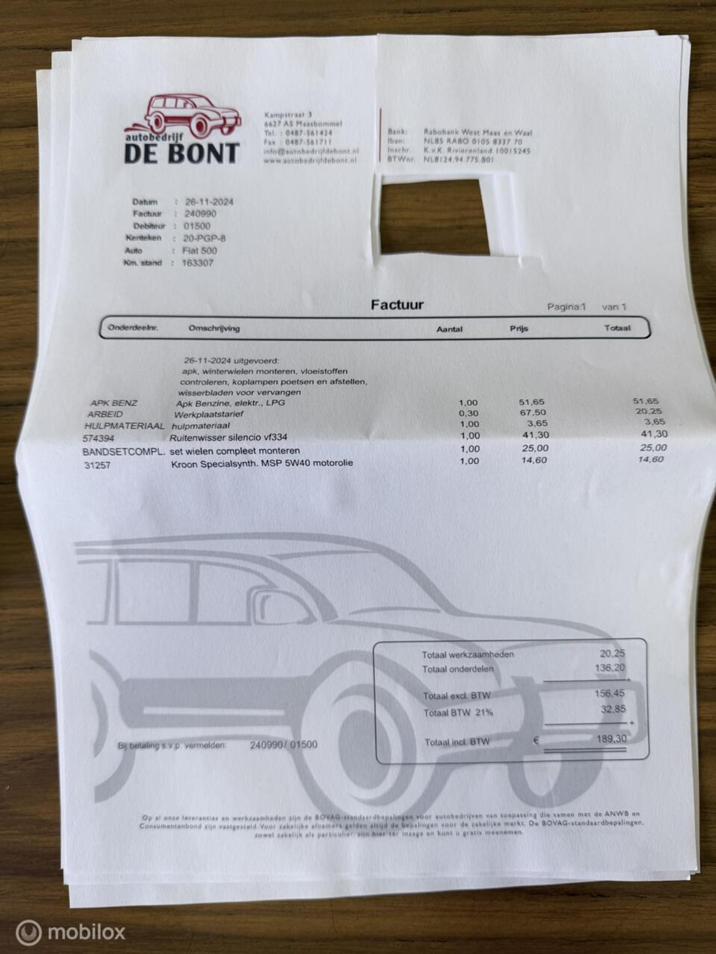 Foto van Fiat 500