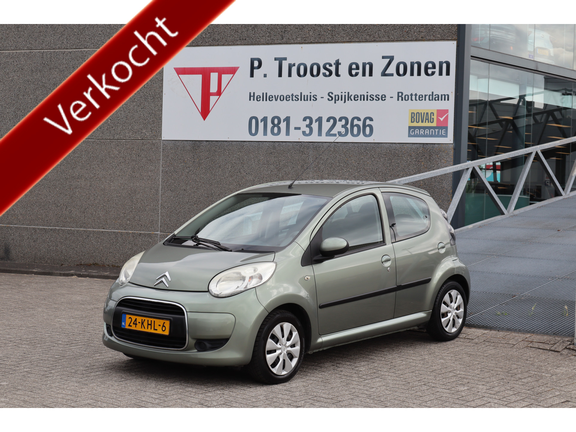 Citroen Citroen C1 1.0-12V Ambiance Nederlandse auto/5 Deurs/Airco/Elektrische ramen/Toerenteller 2009 - voorkant