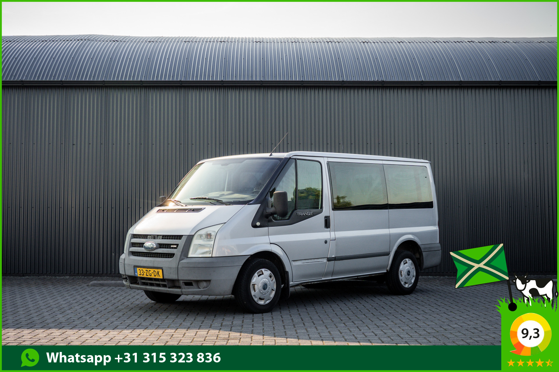 Ford Transit/tourneo 2.2 TDCi | 9-Zits | Airco | Trekhaak 2008 - voorkant