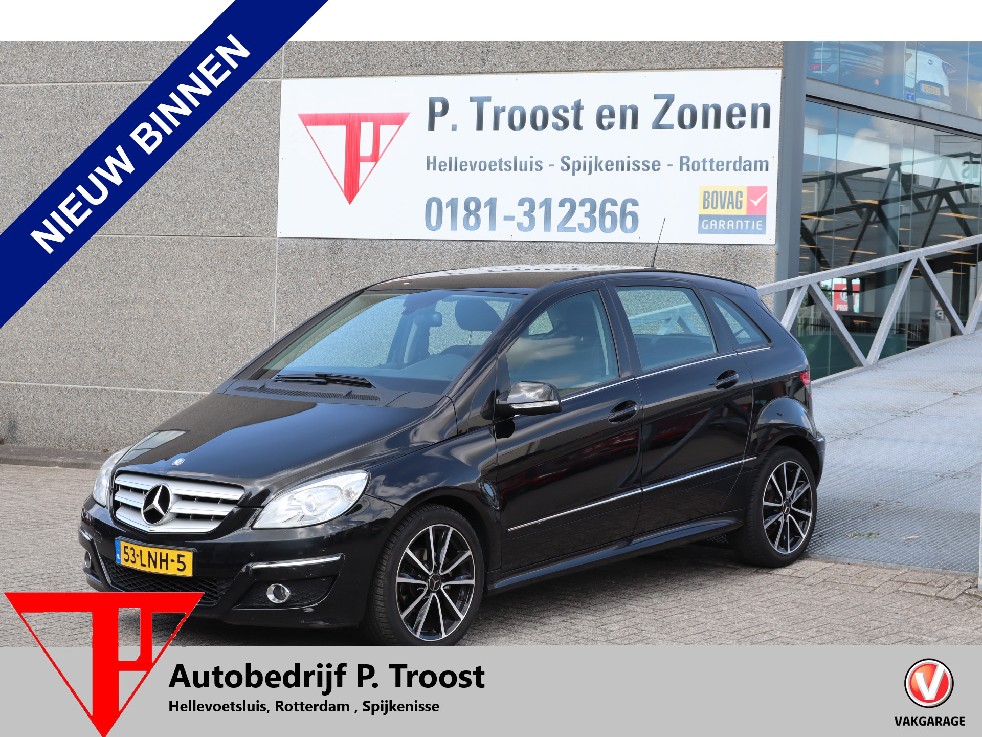 Mercedes-Benz B 170 170 Automaat/Stoelverwarming/Airco/Licht metalen velgen MEENEEMPRIJS/HANDELSPRIJS/EXPORTPRIJS APK TOT 04-05-2027 2009 - voorkant