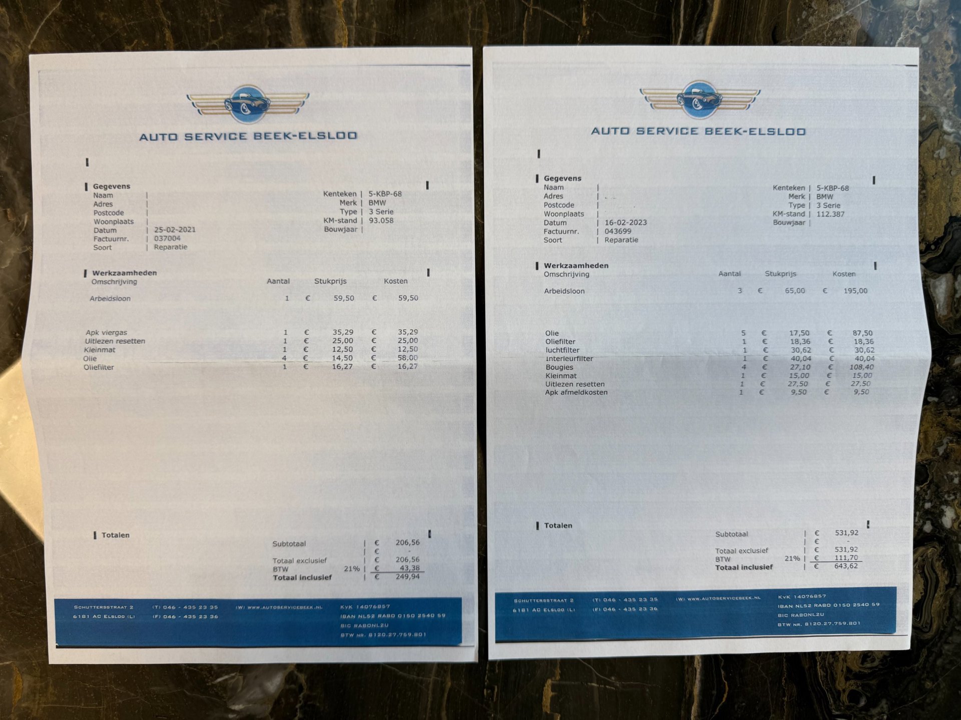Foto van BMW 3er Reihe