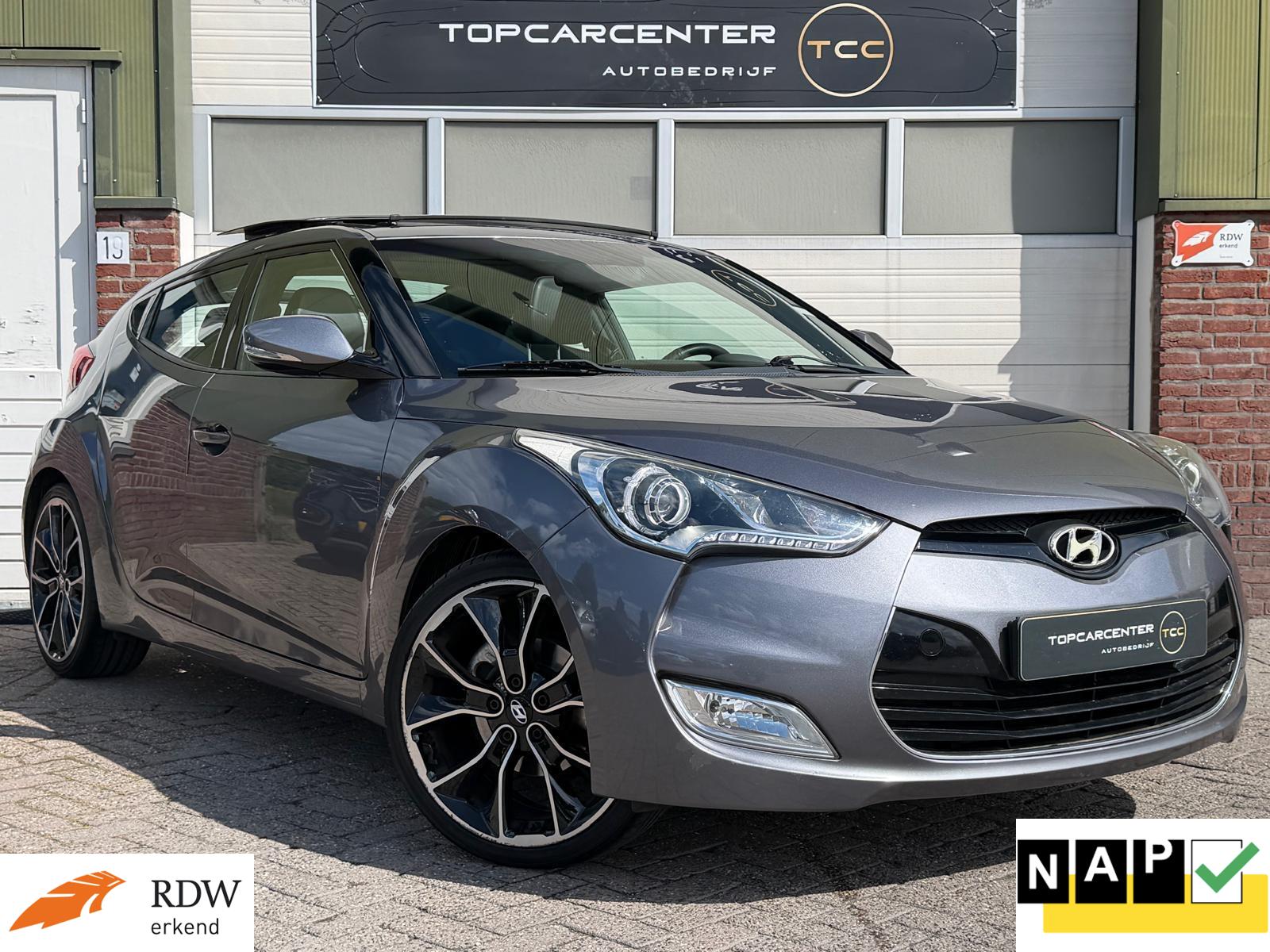 Hyundai Veloster 1.6 GDI/AIRCO/PANO/CAMERA/PARKS/APK/NAP 2013 - voorkant