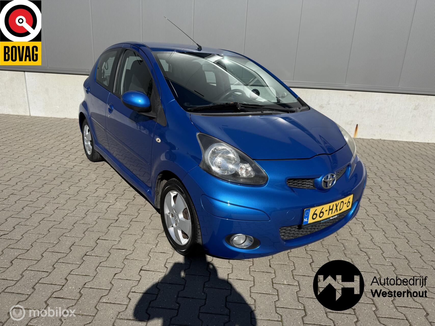 Toyota Toyota Aygo 1.0-12V Dynamic Blue|AIRCO|ELEKTR RAMEN|BLUETOOTH 2009 - voorkant