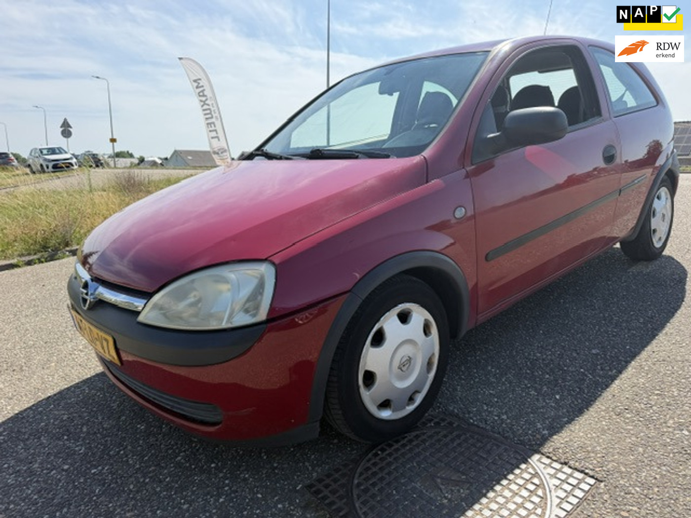 Opel Corsa-c 1.0-12V Onderhouden Stuurbekrachtiging APK 4-27 NAP 2002 - voorkant
