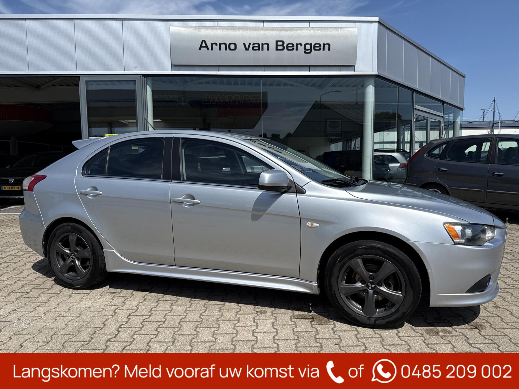 Mitsubishi Mitsubishi Lancer 1.8 Intense, climatronic, cruisecontrol, trekhaak. 2010 - voorkant