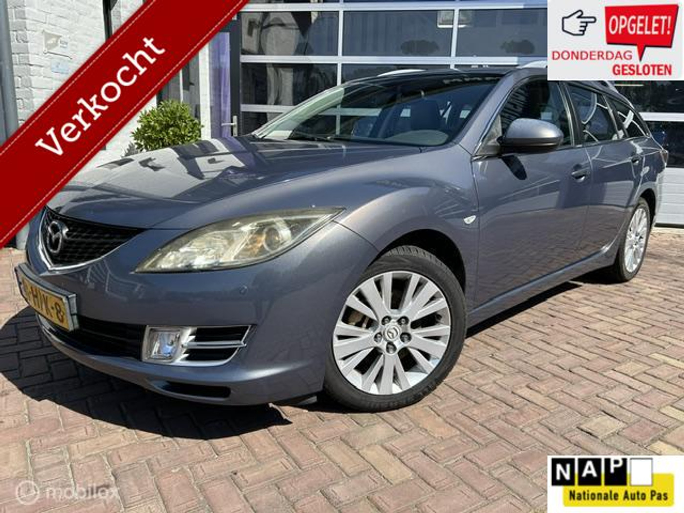 Mazda Mazda 6 2.0 S-VT Busines *NAVI * AIRCO * TREKHAAK 2009 - voorkant