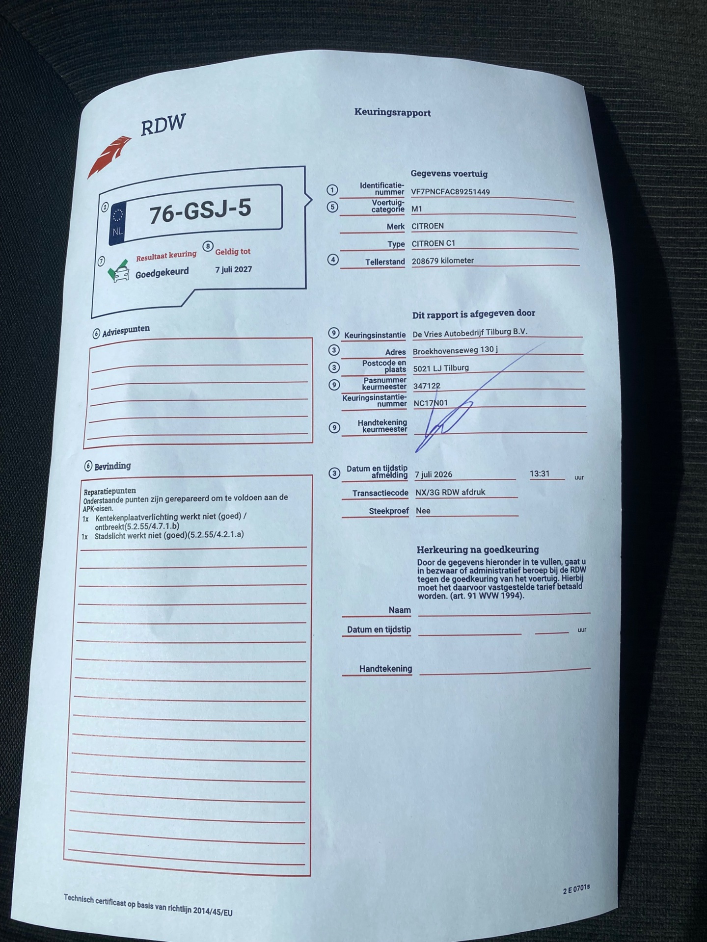 Foto van Citroen Citroen C1