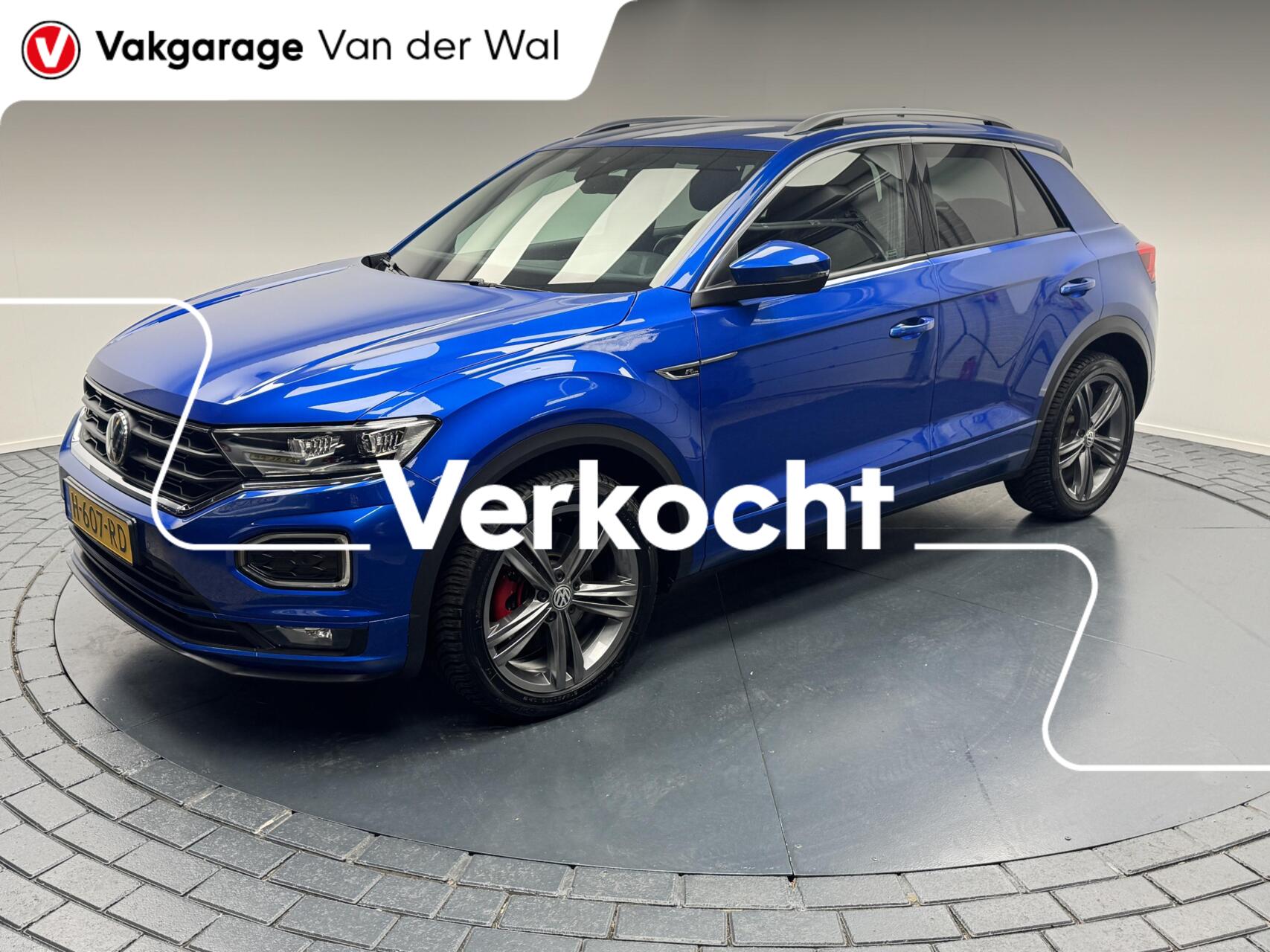 Volkswagen T-roc 1.5 TSi 3x R-line Automaat-Afn.Trekhaak-Navigatie-Adapt.Cr.contr-Clima-Carplay-Camera-Stoelverwarming-Parkeersensoren-Lm18''velgen 2020 - voorkant