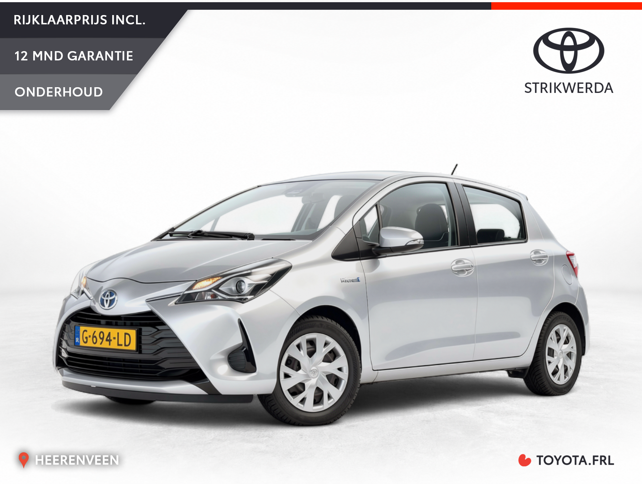 Toyota Toyota Yaris Hybrid 1.5 Hybrid Active 2019 - voorkant