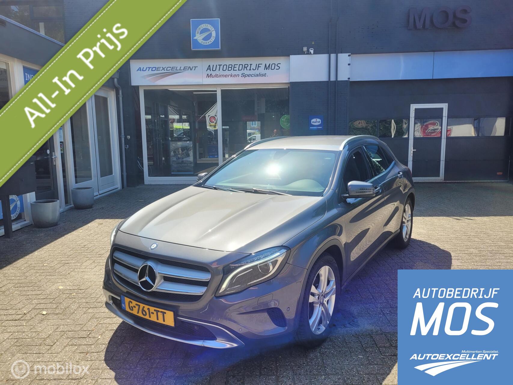 Mercedes-Benz Gla 200 200 Automaat trekhaak stoelverw. 2016 - voorkant