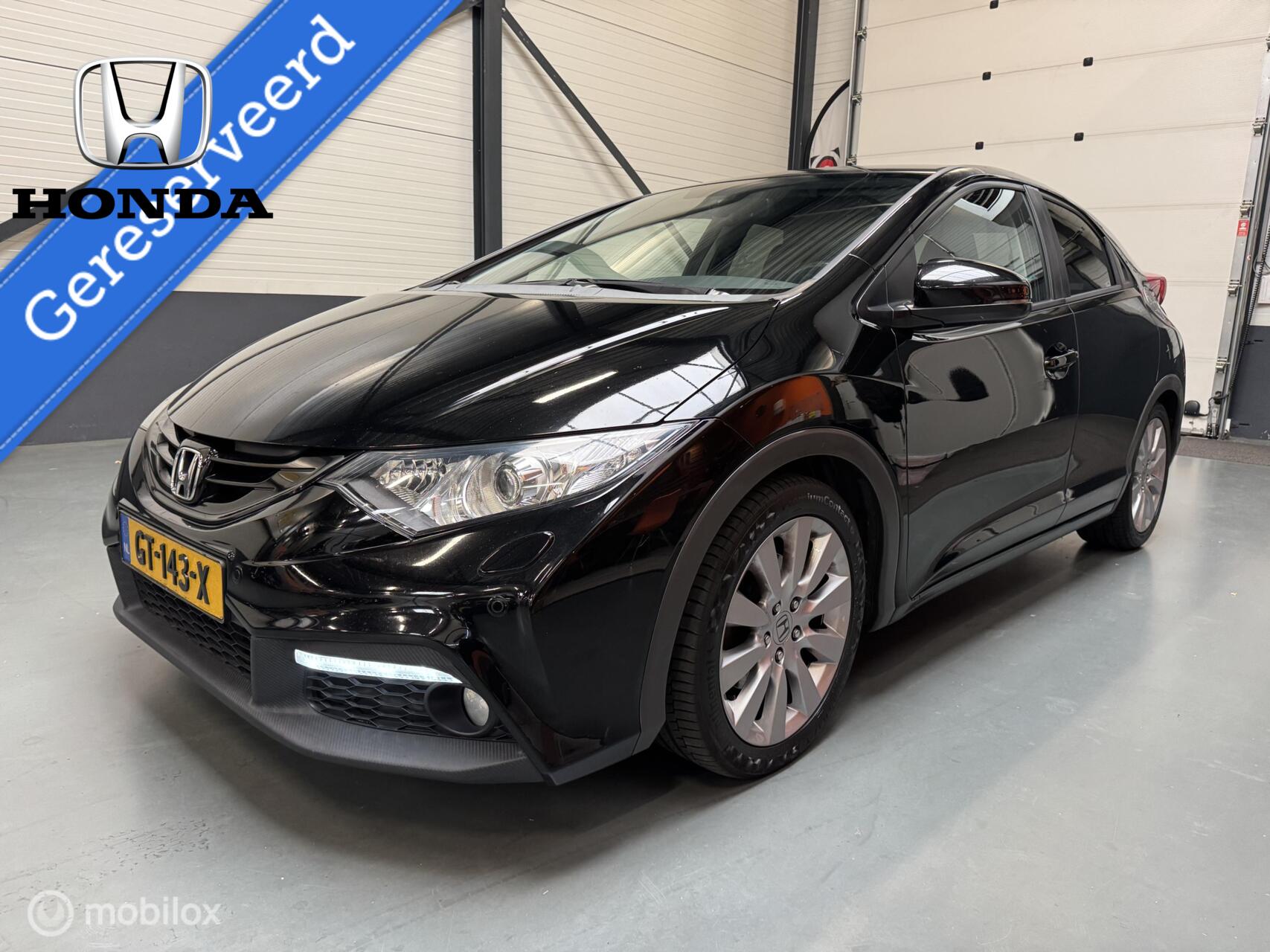 Honda Civic 5dr 1.6D 120PK Sport Navi|Leder|Cruise|Trekh 2013 - voorkant