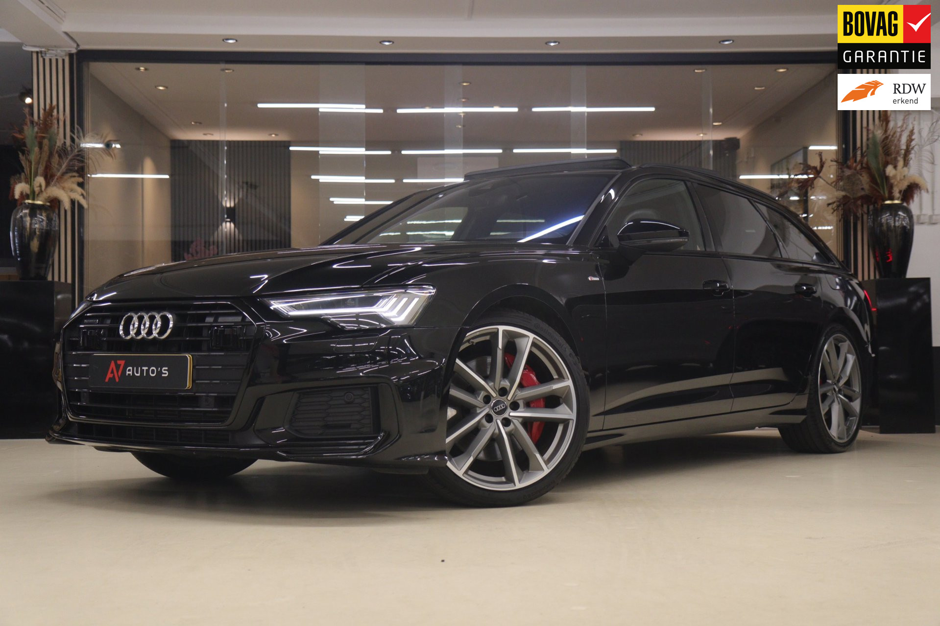 Audi A6 Avant 55 TFSI E 55 TFSI e quattro Competition NAP/PANO/LEER/B&O/SFEER/ACC/MEM/VOL 2020 - voorkant