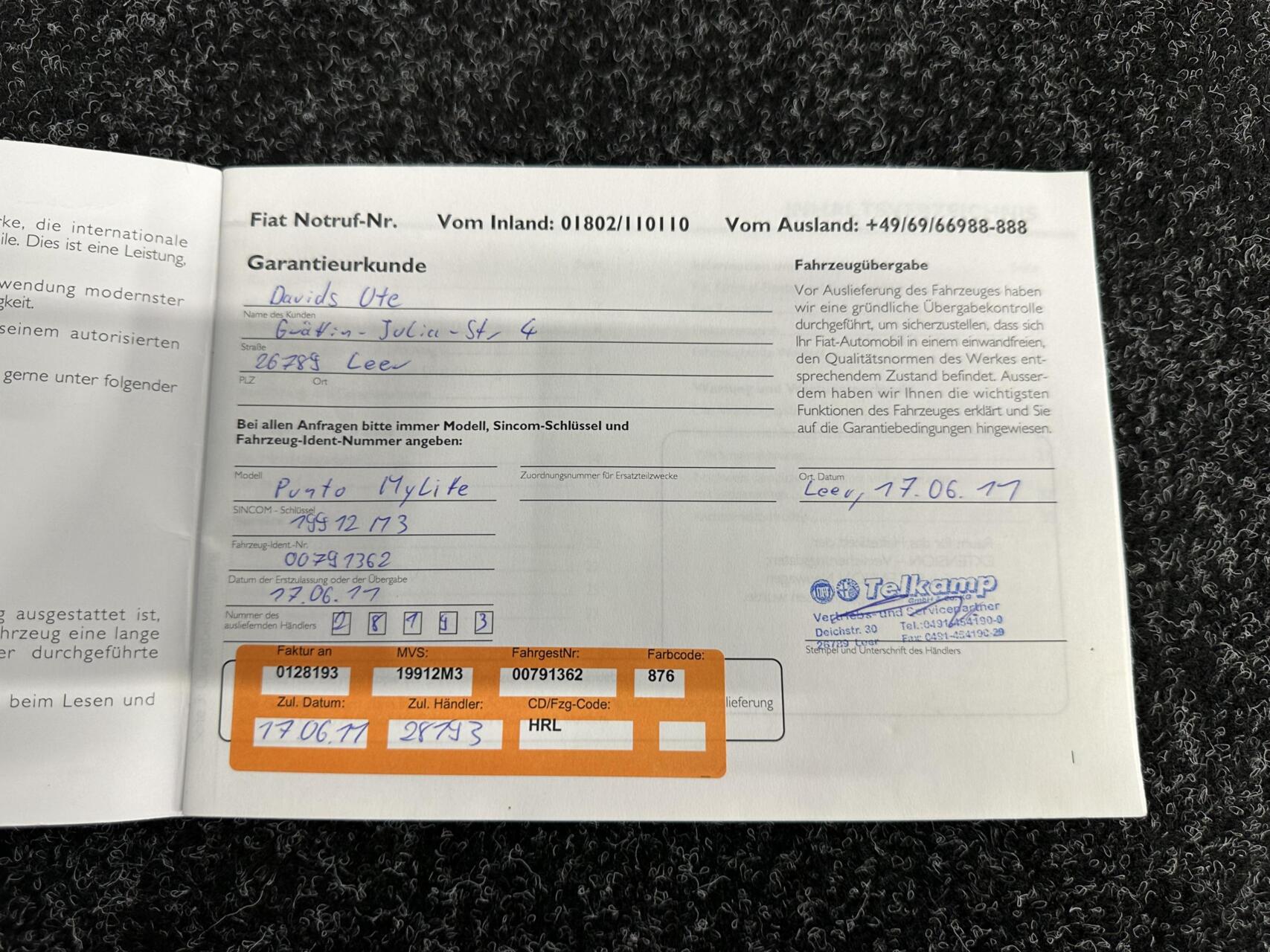 Foto van Fiat Fiat Punto