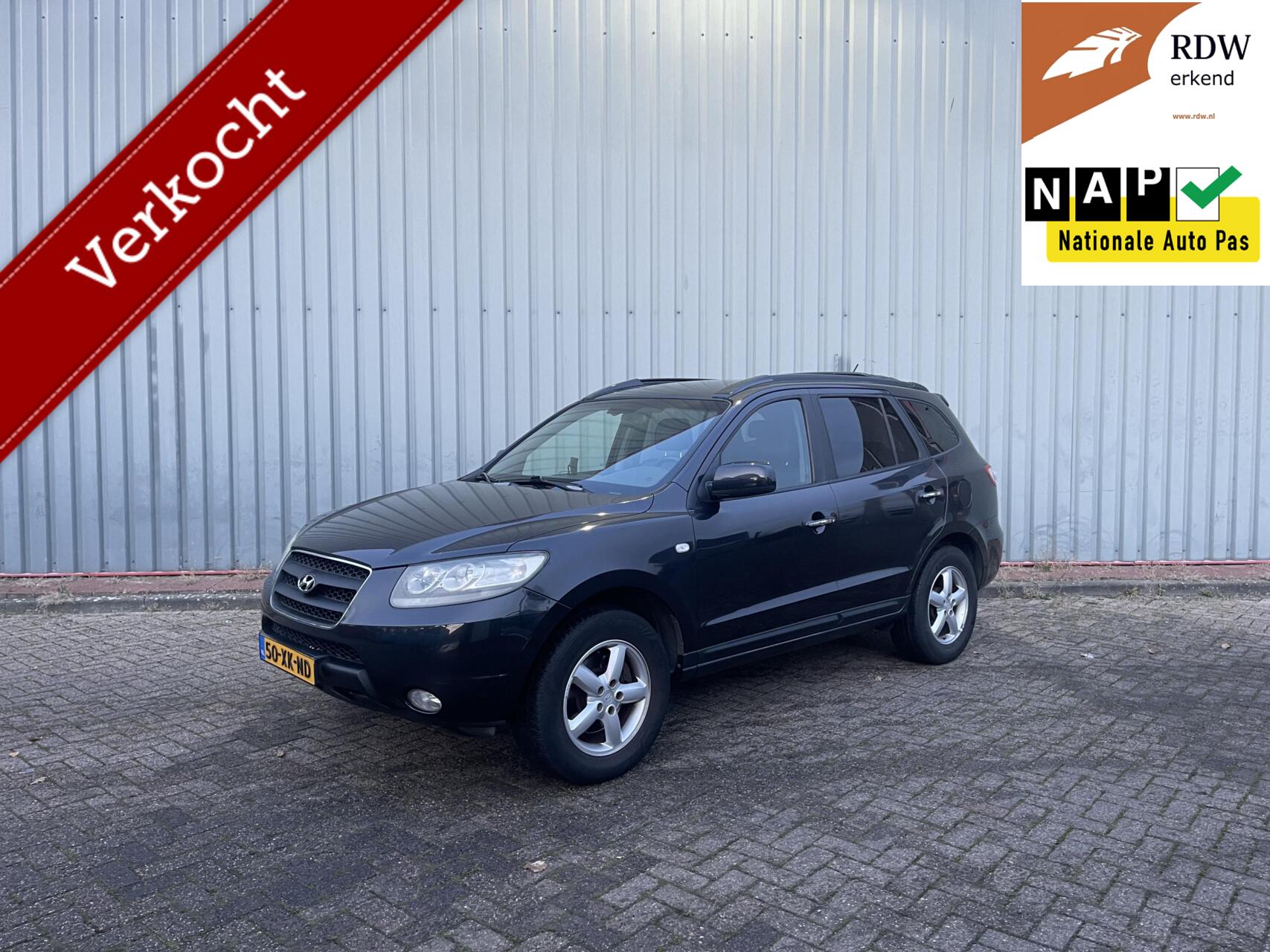 Hyundai Santa Fe 2.7i V6 7p. CAMERA | LEER | STOELVERWARMING 2007 - voorkant