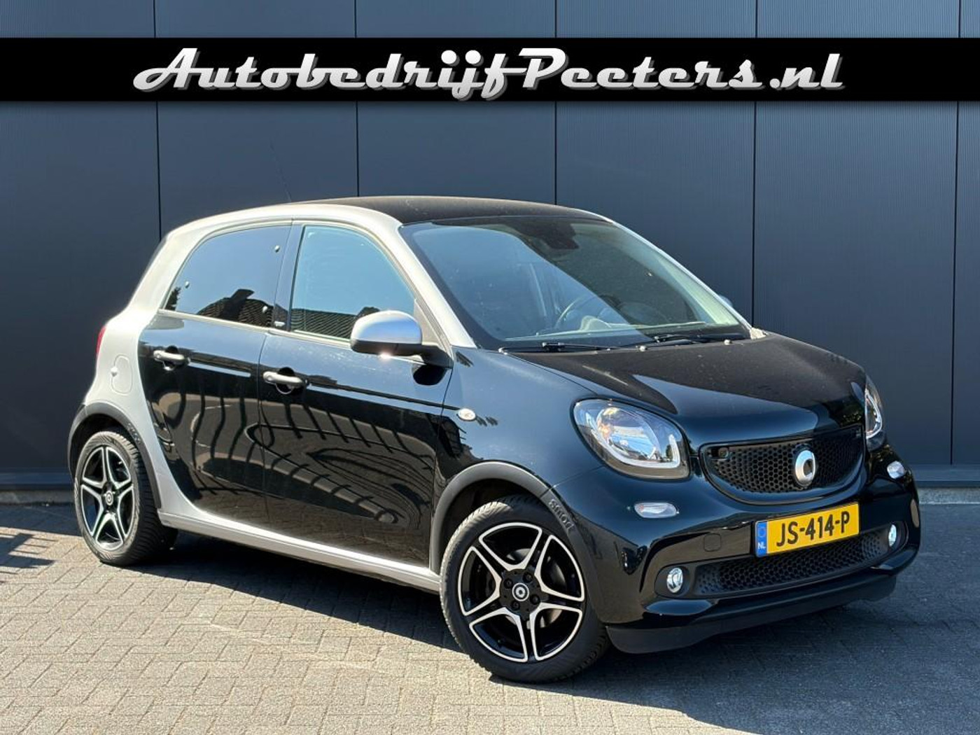 Smart Forfour 1.0 Prime 1e eigenaar Pano Leder Navi Cruise Stoelverwarming NL-auto 2016 - voorkant