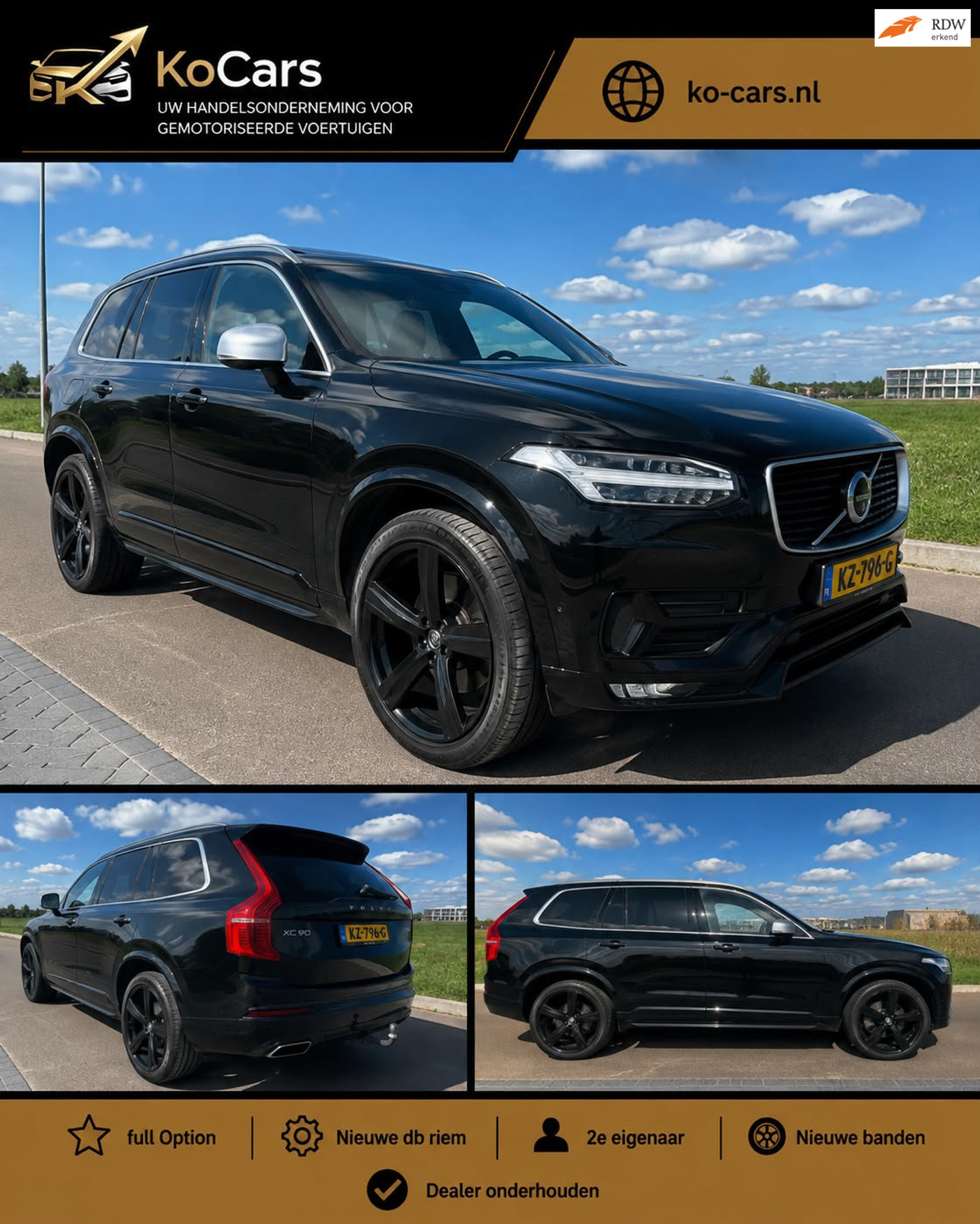 Volvo Xc90 T8 Twin Engine 2.0 T8 Twin Engine AWD R-Design  Dealeronderhouden+ Nieuwe Distributieriem 2016 - voorkant