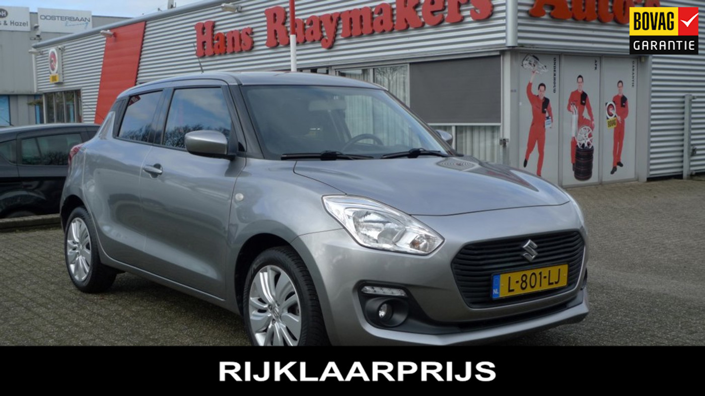 Suzuki Swift 1.2 Select Smart Hybrid Camera, navigatie, airco, Android/Carplay. All-in prijs. 2021 - voorkant