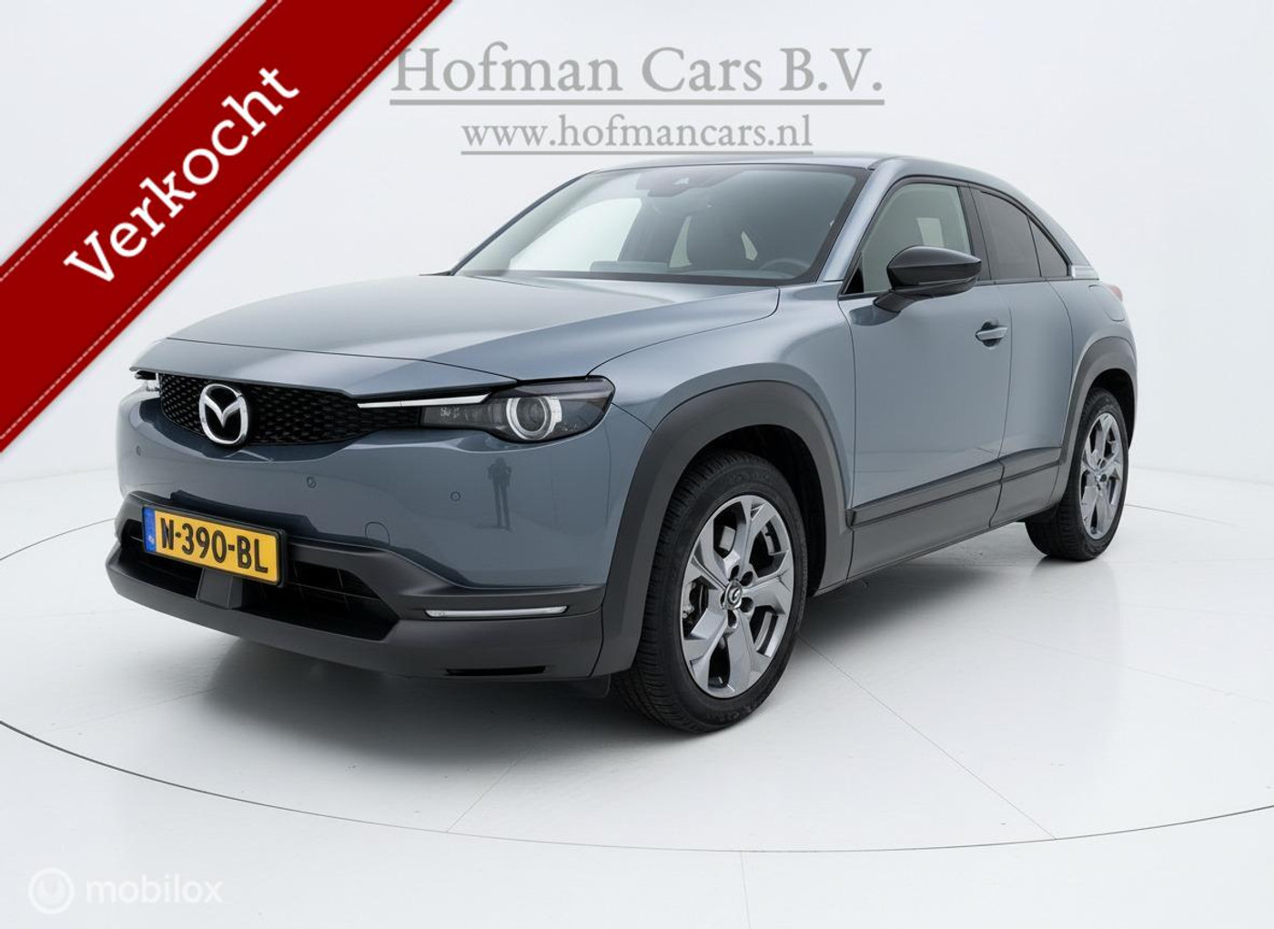 Mazda Mazda Mx-30 e-SkyActiv 145 36 kWh | NAP | SOH92%| Camera | Stoelverwarming | All Season Banden | 2021 2021 - voorkant