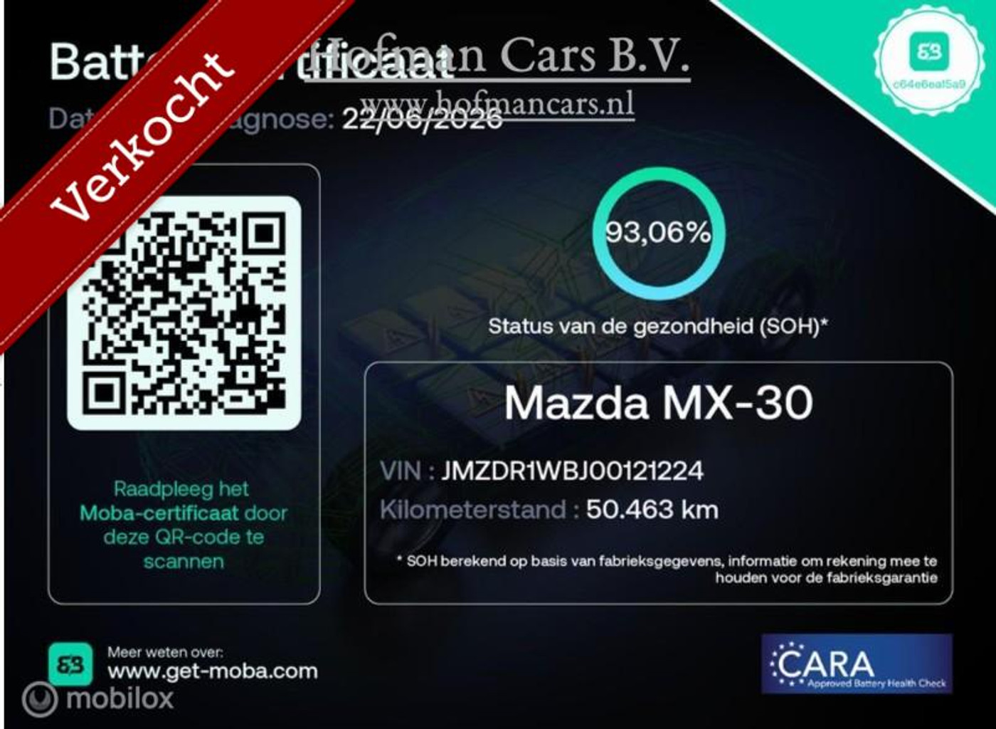 Foto van Mazda Mazda Mx-30