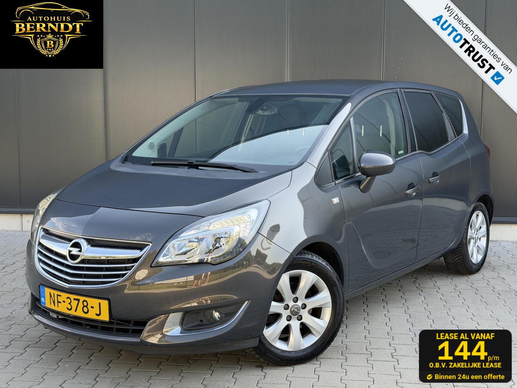 Opel Meriva 1.4 Turbo Blitz Cruise Trekhaak Airco NL Auto 2017 - voorkant