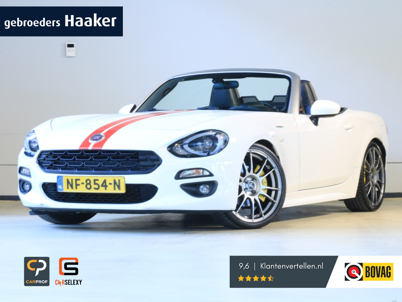 Fiat Fiat 124 Spider 1.4T Lusso * 196pk * 12 mnd BOVAG garantie * RIJKLAARPRIJS ! 2017 - voorkant