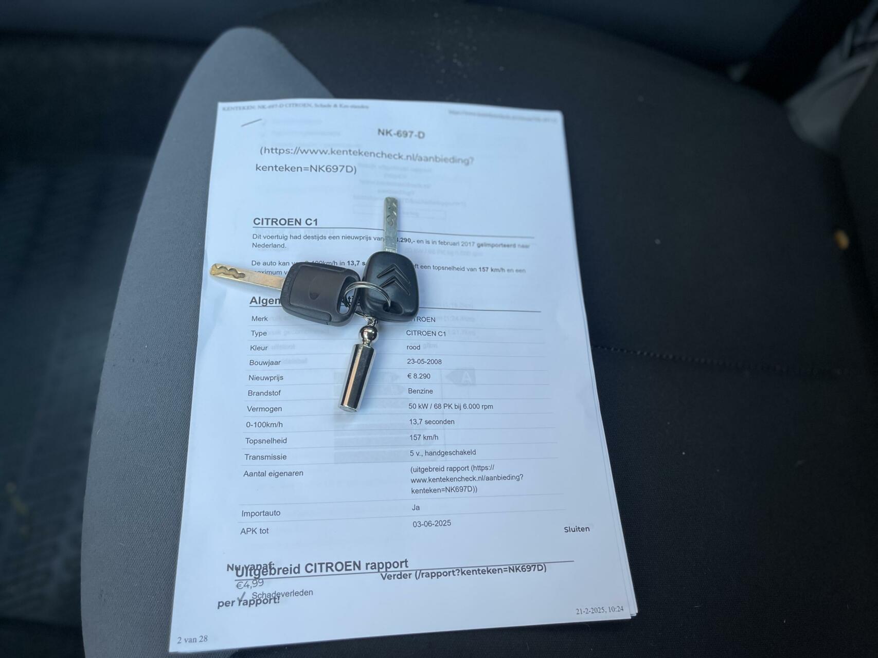 Foto van Citroen C1