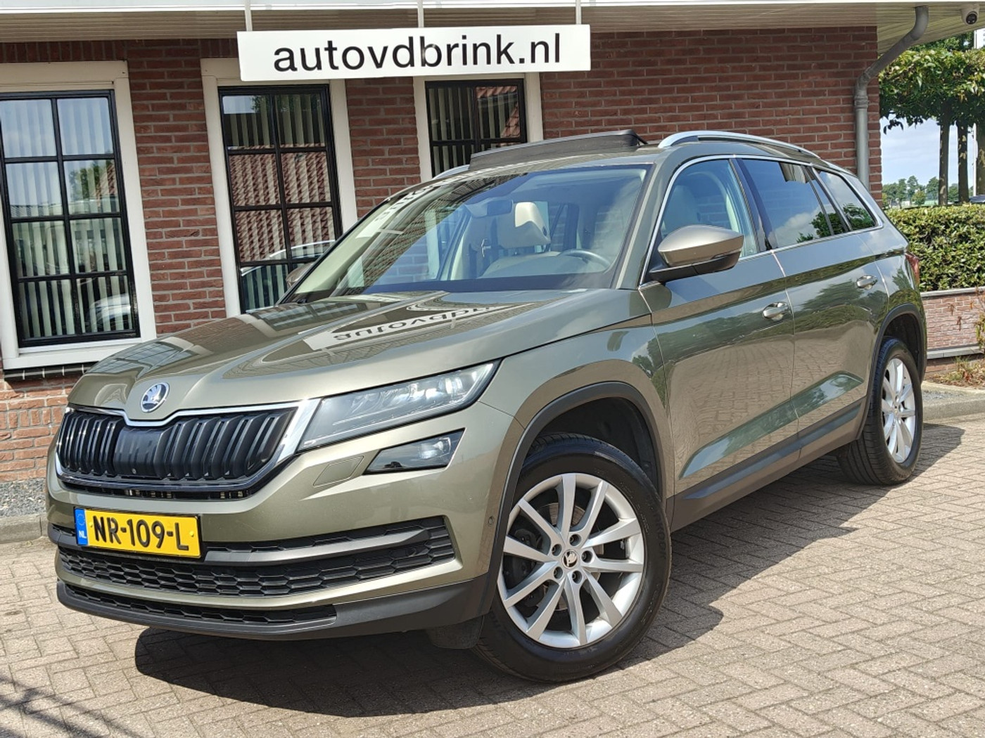 Skoda Kodiaq 1.4 TSI ACT St.B.7p. TREKHAAK / SCHUIFDAK / ACC / NAP 2017 - voorkant
