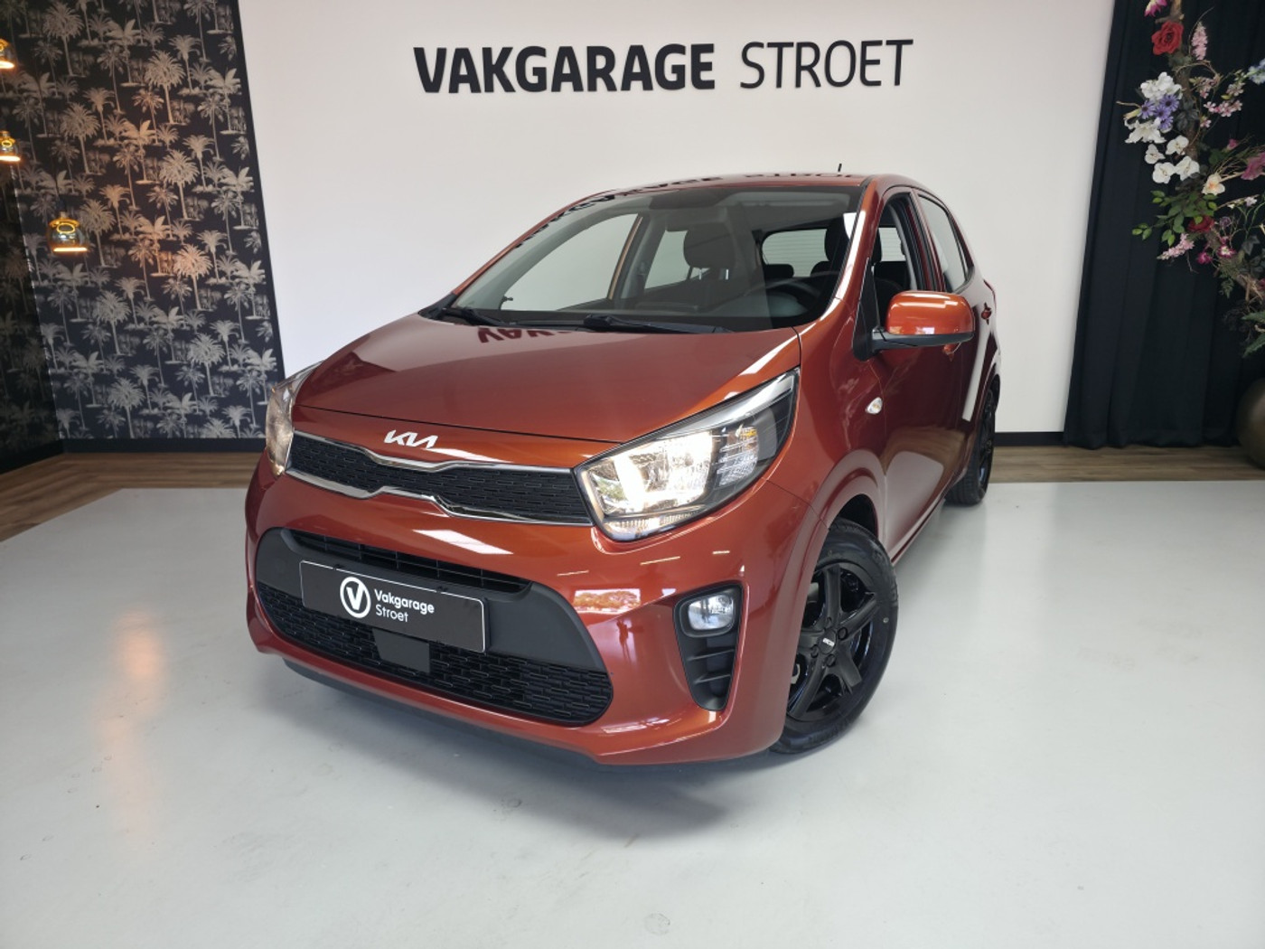 Kia Picanto 1.0 DPi Comf.L | cruise | ac | zwart LMV | BT | oh.bkje | NL 2022 - voorkant