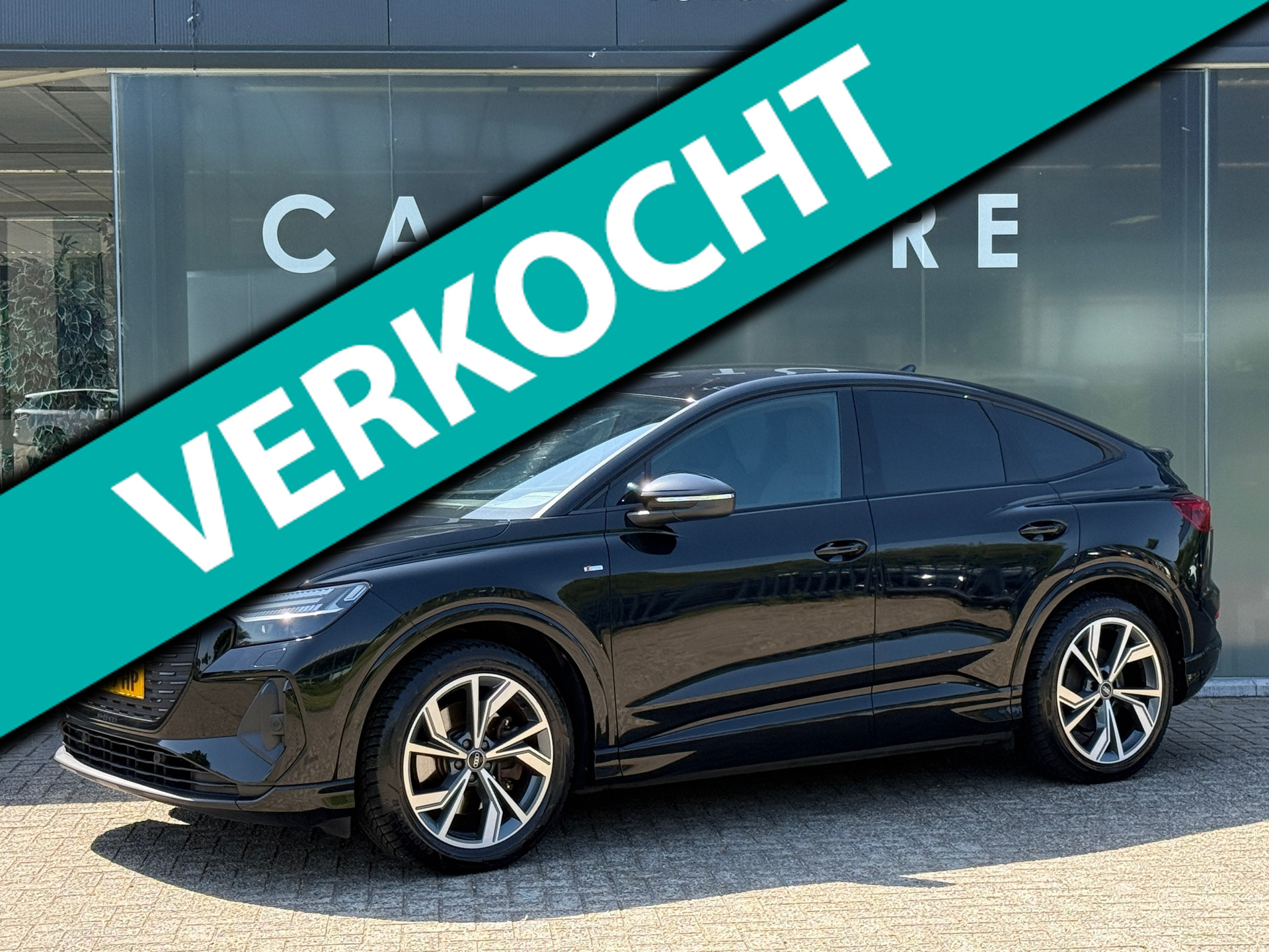 Audi Q4 Sportback 40 E-tron 40 S edition 77 kWh 93% SOH Sportstoelen|Camera|ACC 2022 - voorkant
