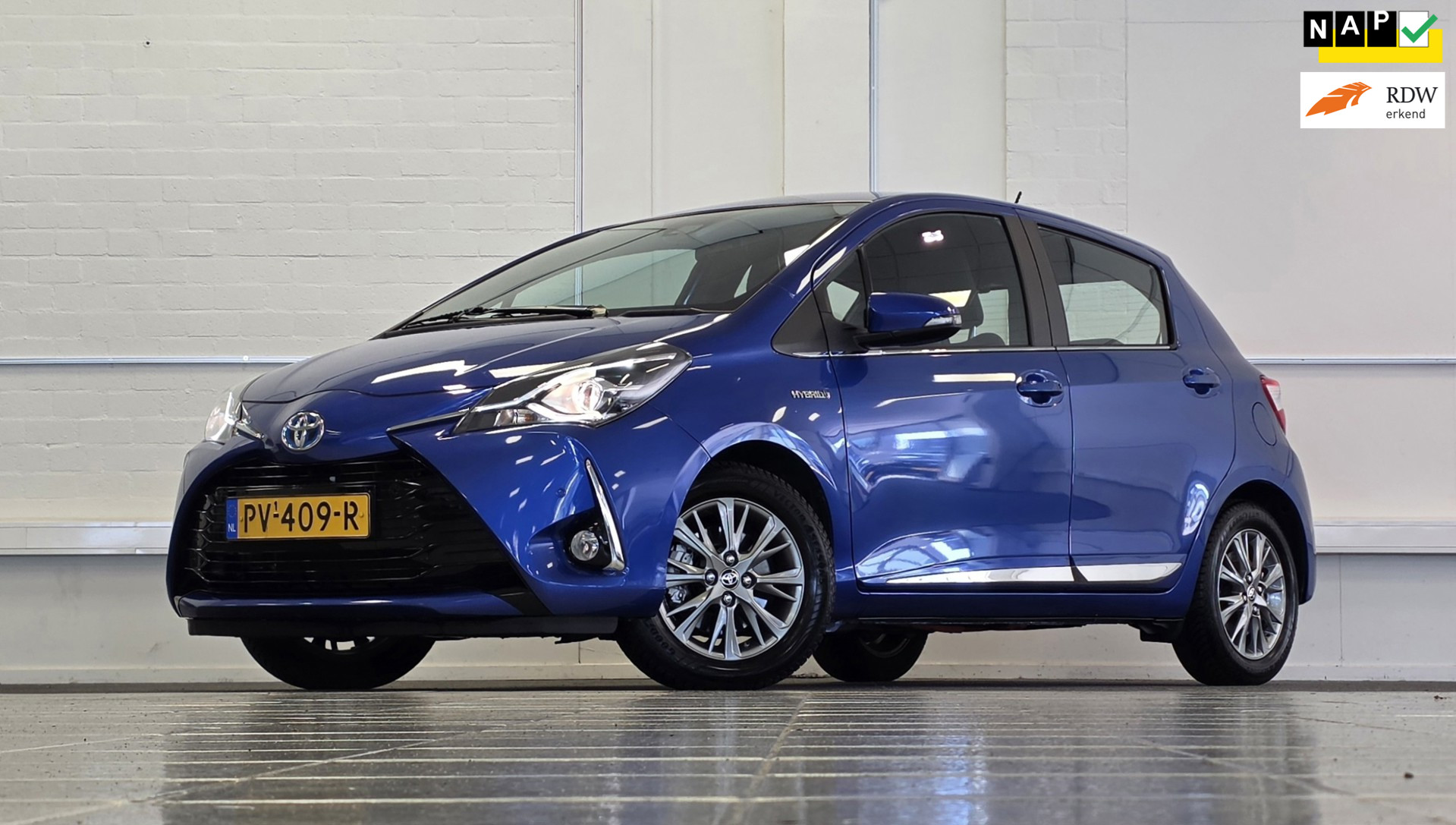 Toyota Toyota Yaris Hybrid 1.5 Hybrid Executive 2e Eigenaar Camera Navigatie Garantie Mooi! 2017 - voorkant
