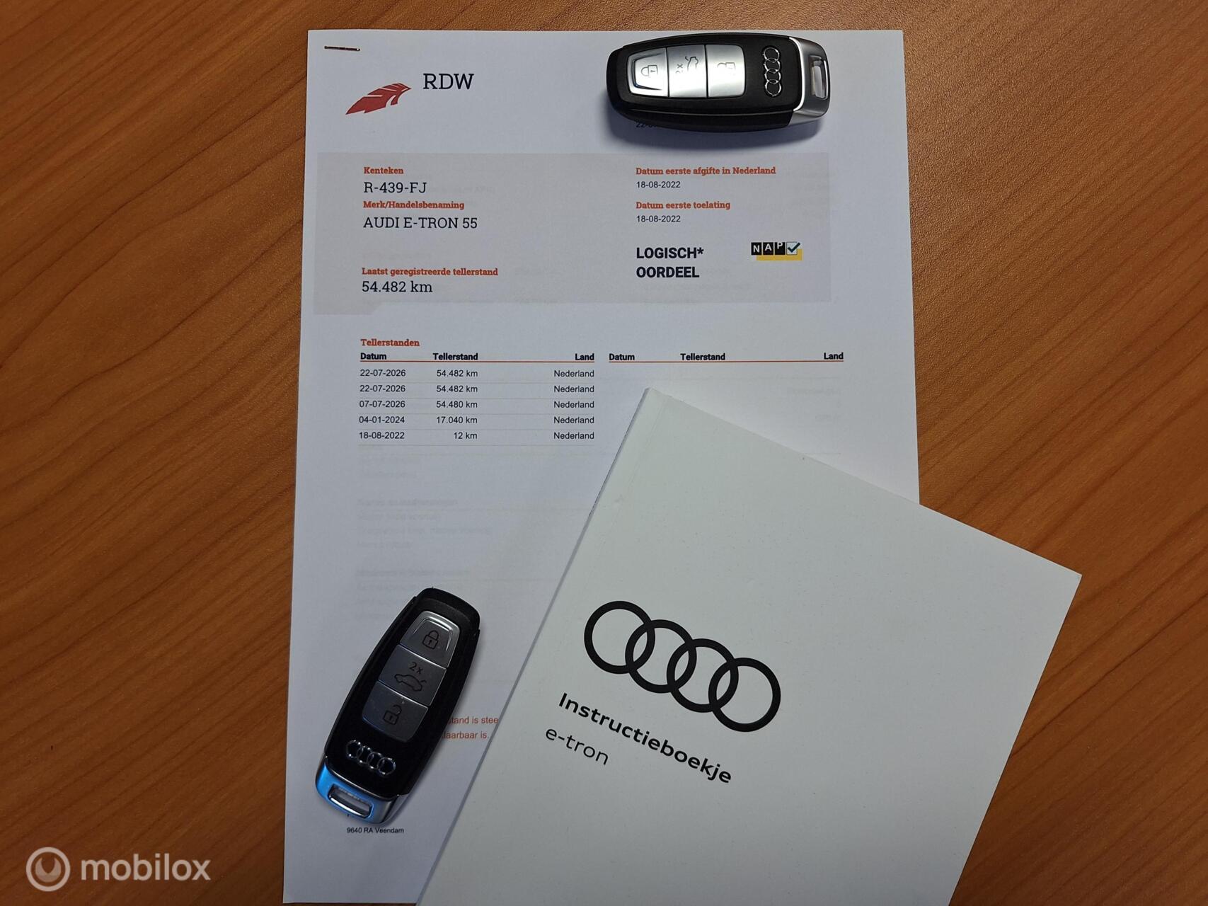 Foto van Audi E-tron 55