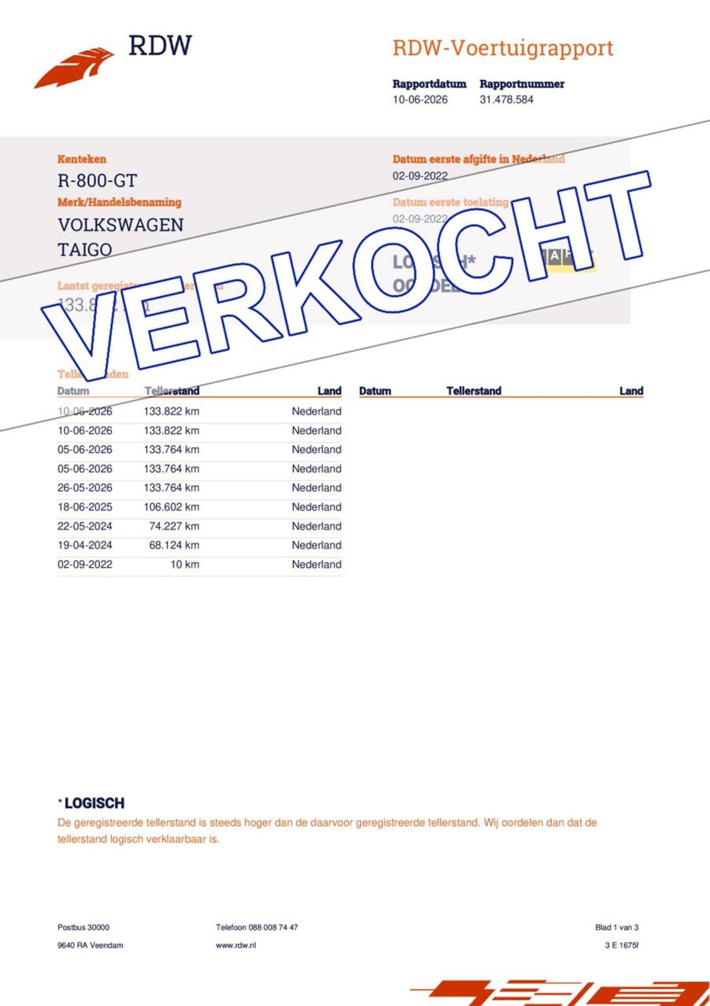 Foto van Volkswagen Taigo