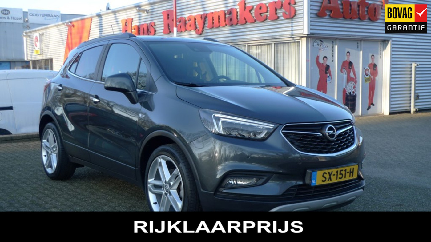 Opel Mokka X 1.4 Turbo Innovation Camera, trekhaak, leer, navigatie, apple/android. All in prijs 2017 - voorkant