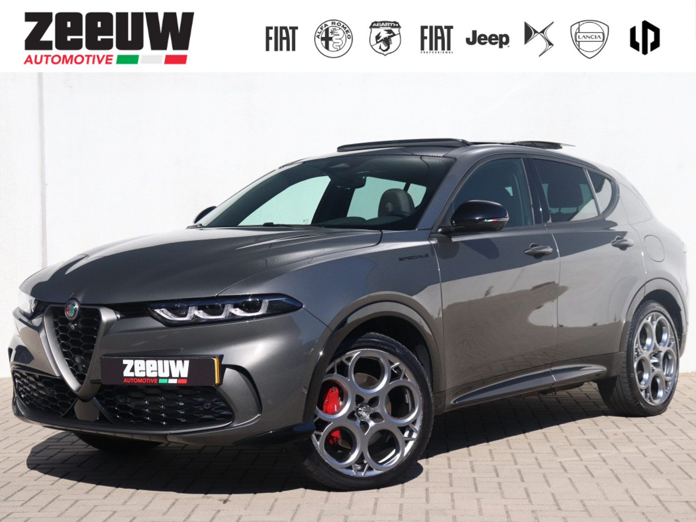 Alfa Romeo Tonale 1.3T PHEV 280 PK Edizione Speciale | Pano | Leder | Harman | Trekhaak 2023 - voorkant