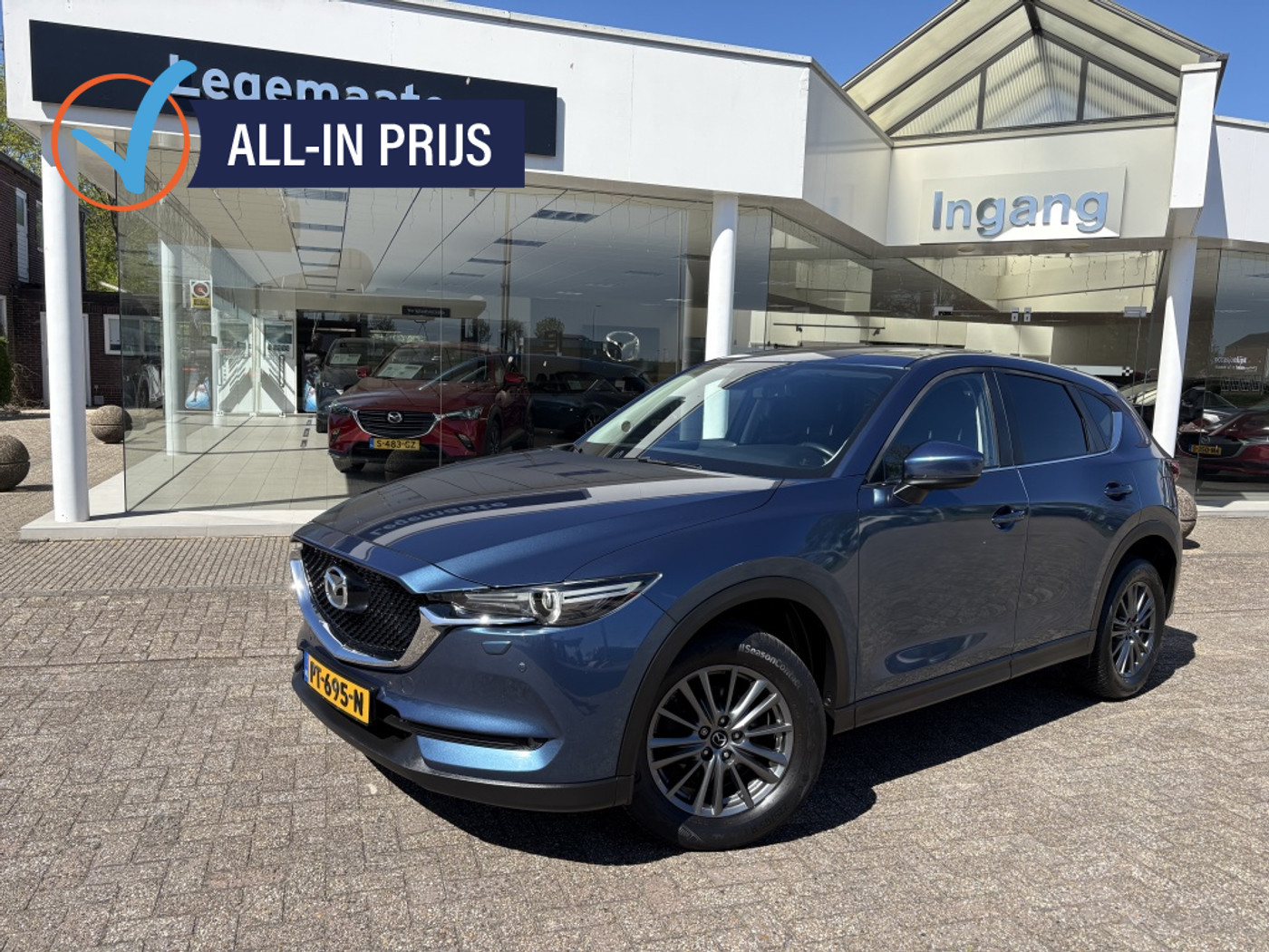 Mazda Mazda Cx-5 2.0 SkyActiv-G 165 Skylease GT Carplay|Trekhaak|res.wiel 2017 - voorkant