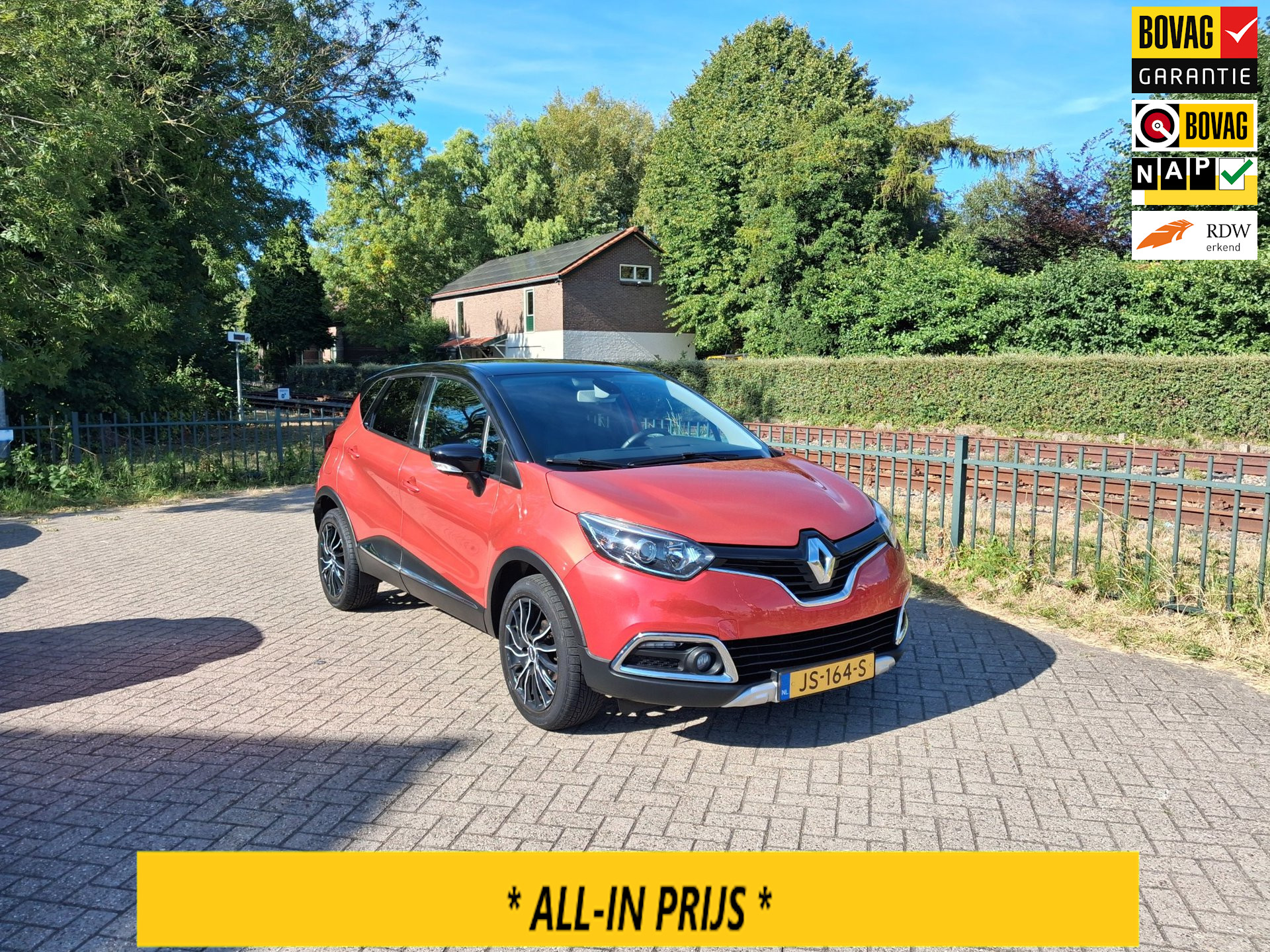 Renault Captur 0.9 TCe Xmod Airco lage km ALLINPRIJS 2016 - voorkant