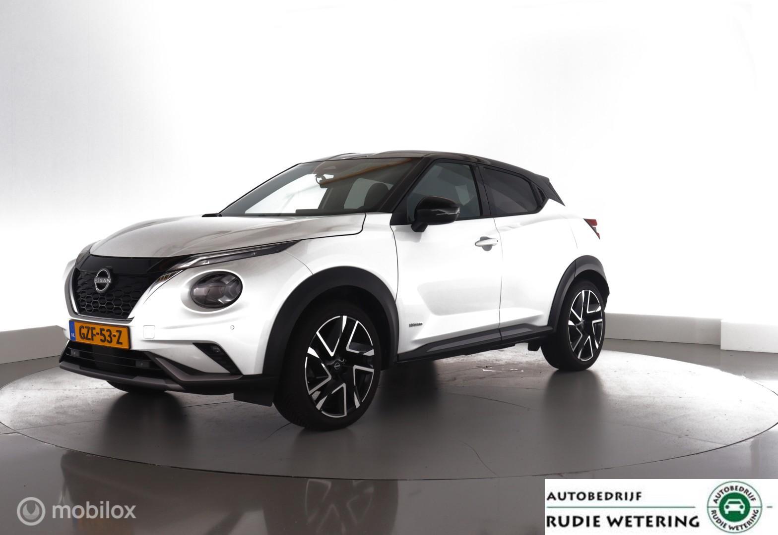 Nissan Nissan Juke 1.6 Hybrid 143PK Automaat N-Design trekhaak|led|nav|cam|ecc|lmv19 2024 - voorkant